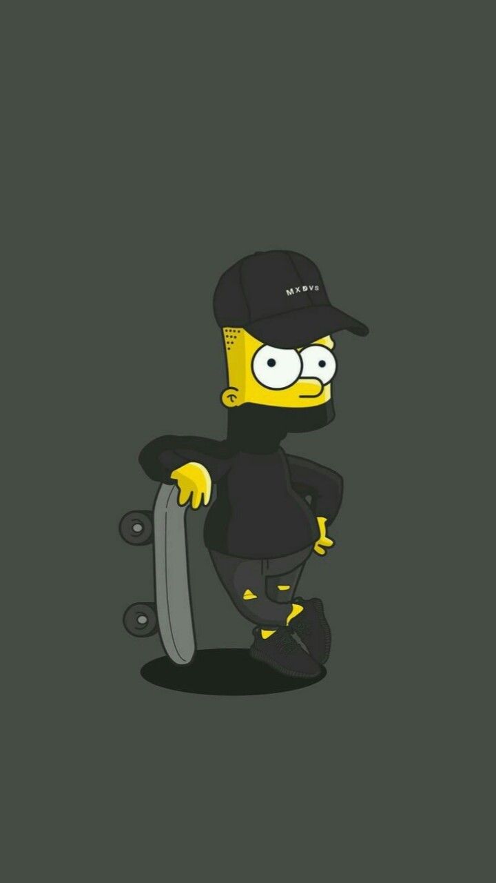 Bart Simpson Black Wallpapers - Wallpaper Cave