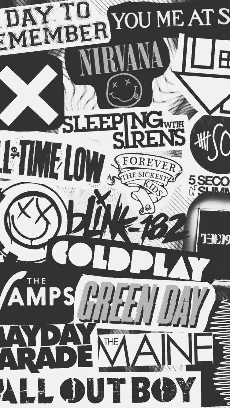 Band Collage Wallpaper