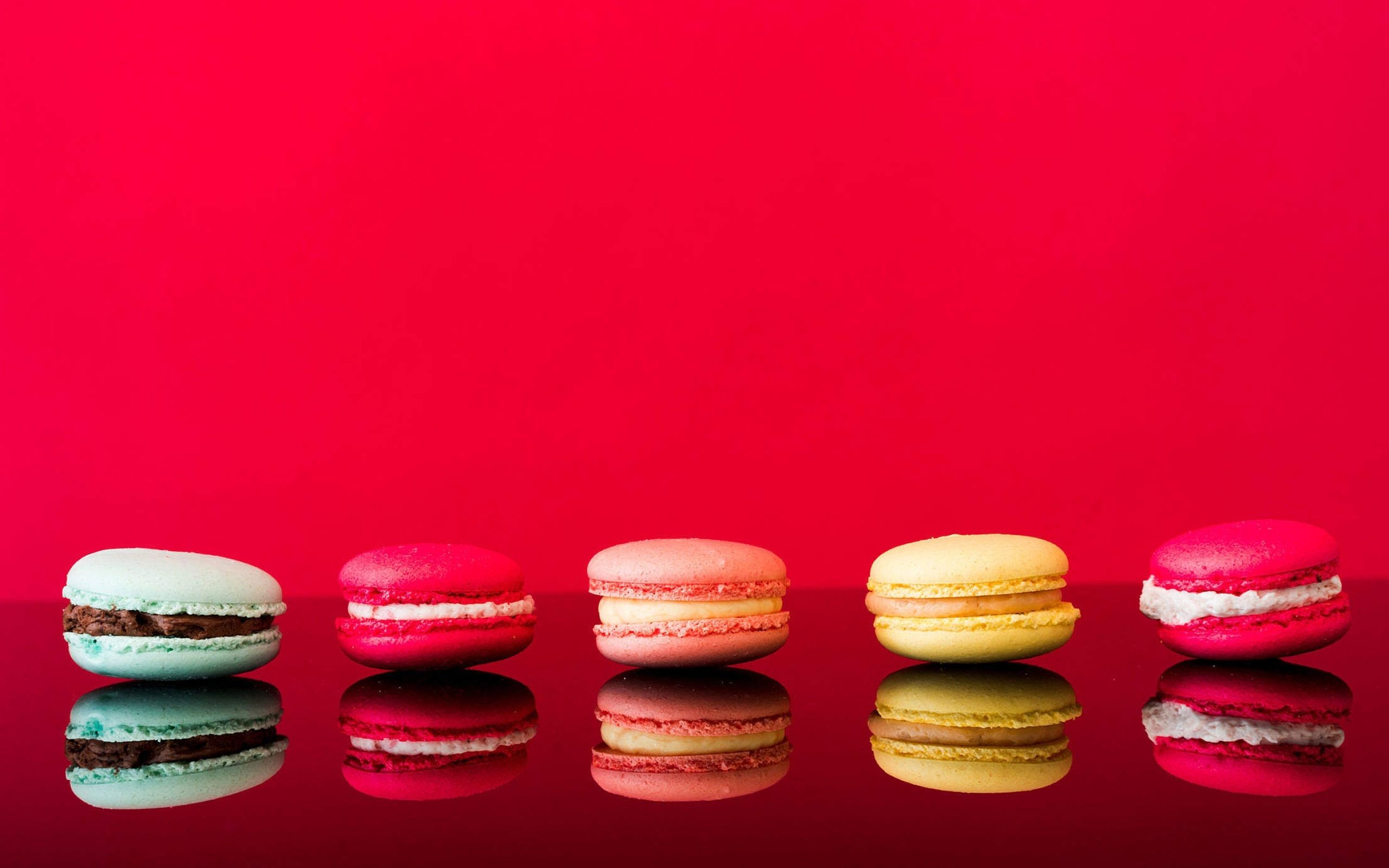 Wallpaper Of Macaron, Reflection, Still, Life, Sweets Free Stock Wallpaper & Background Download