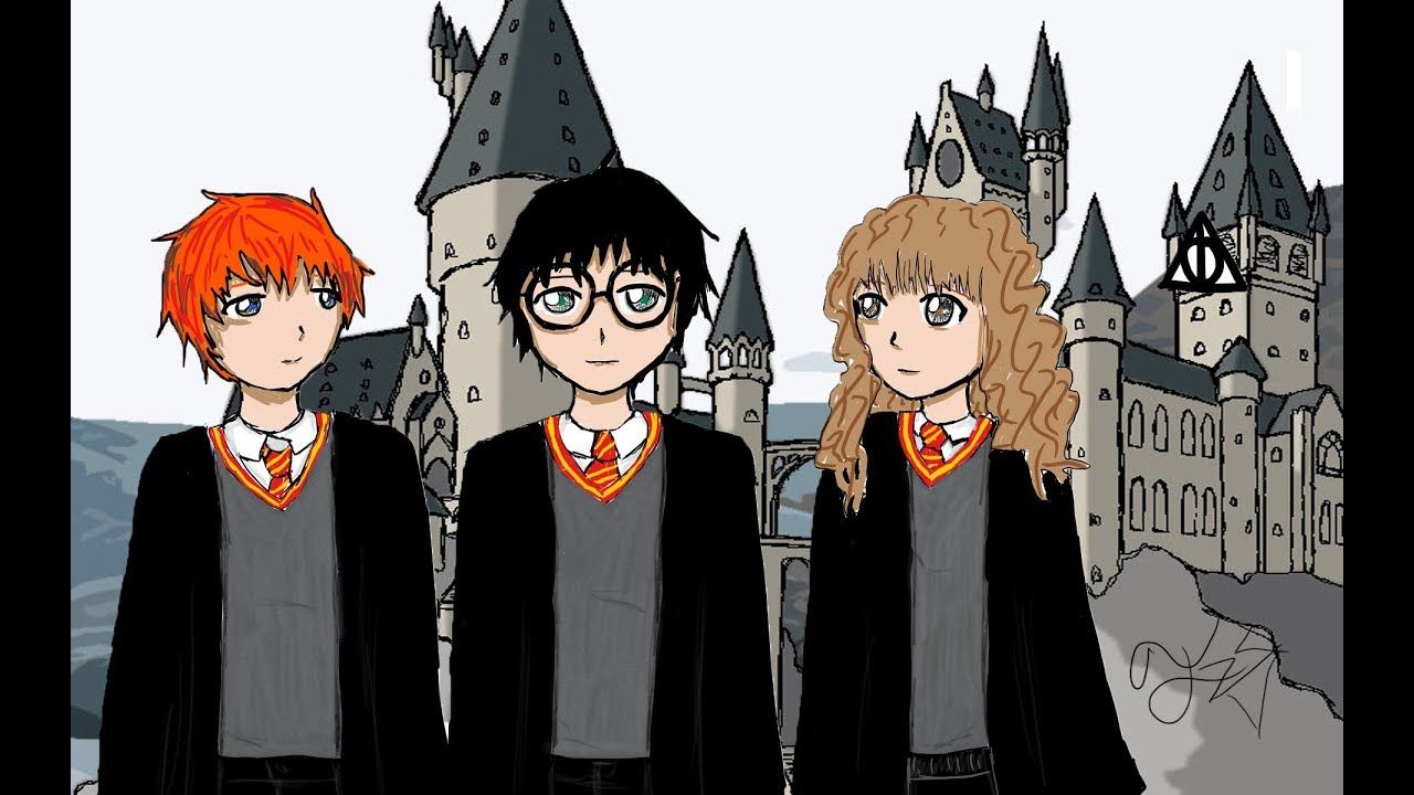 Anime Drawings Harry Potter Characters