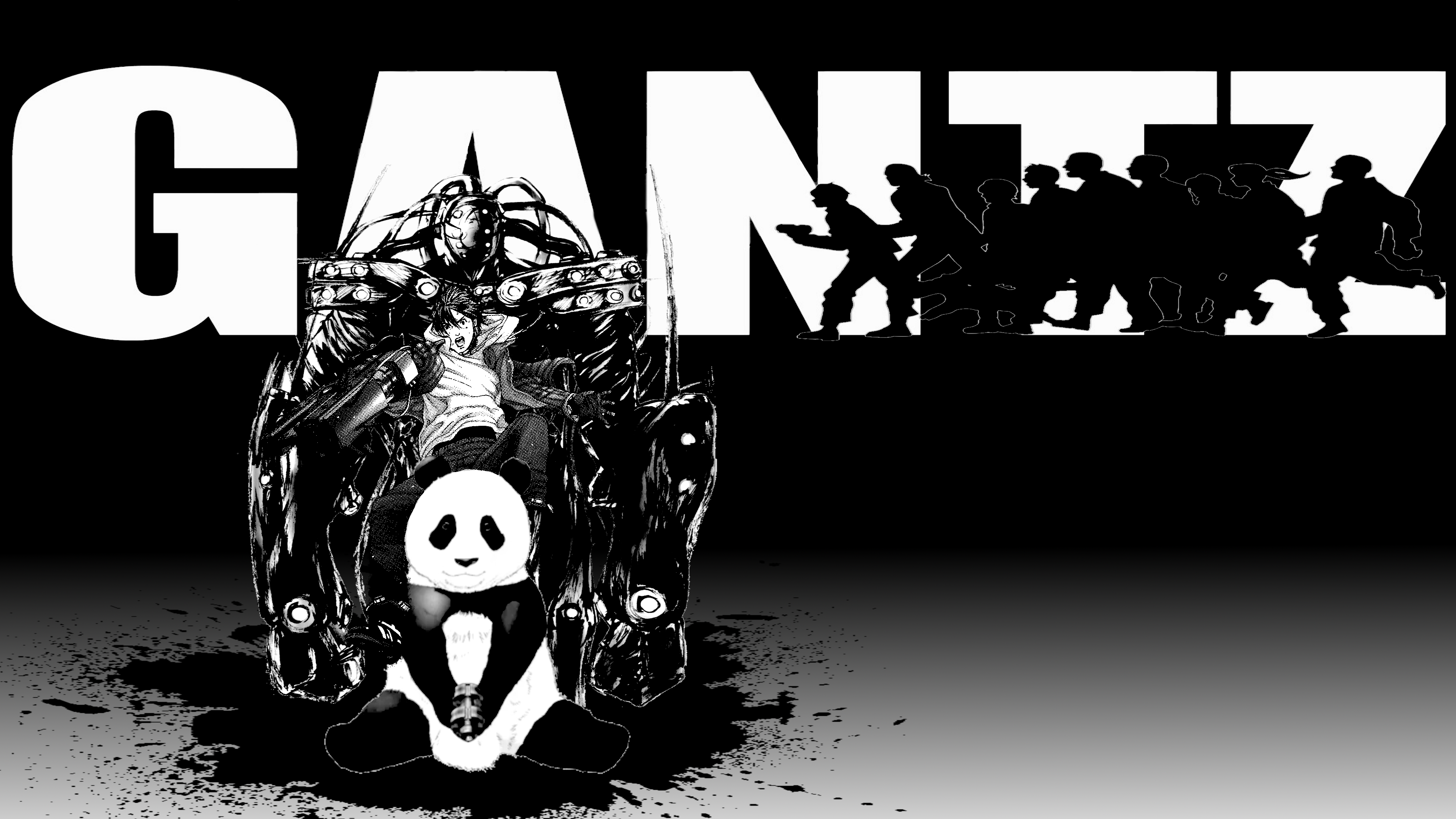 Gantz wallpaper made for a friend (3840x2160) [Minimalistic]