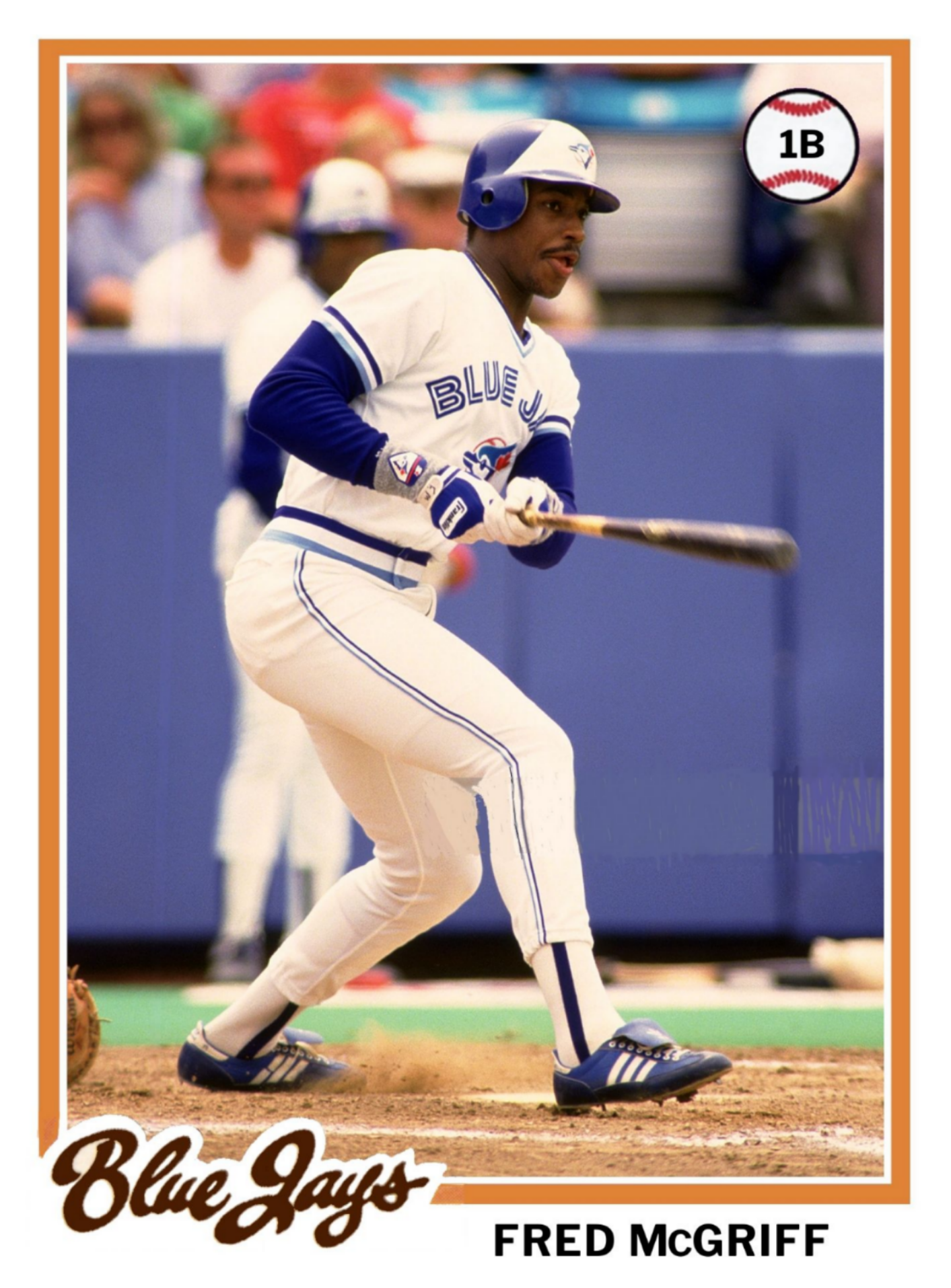 Fred McGriff Blue Jays 1978 Topps design. Blue jays baseball, Blue jay way, Blue jays