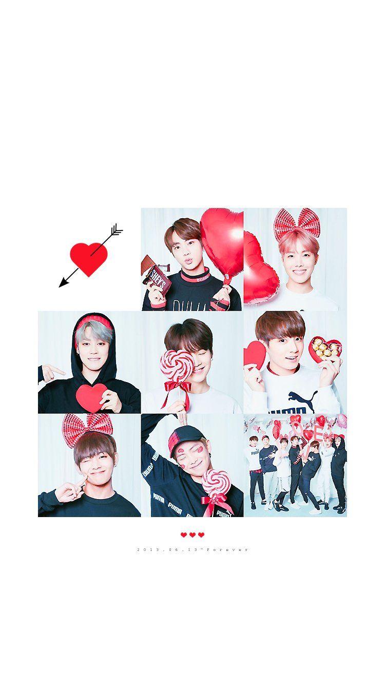 BTS Valentine Wallpaper Free BTS Valentine Background