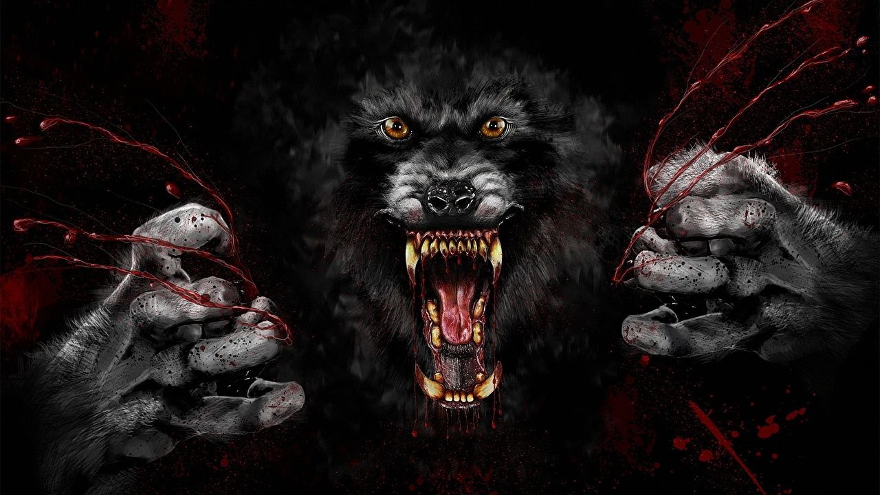 Picture monster Blood Shapeshifting Fantasy Roar