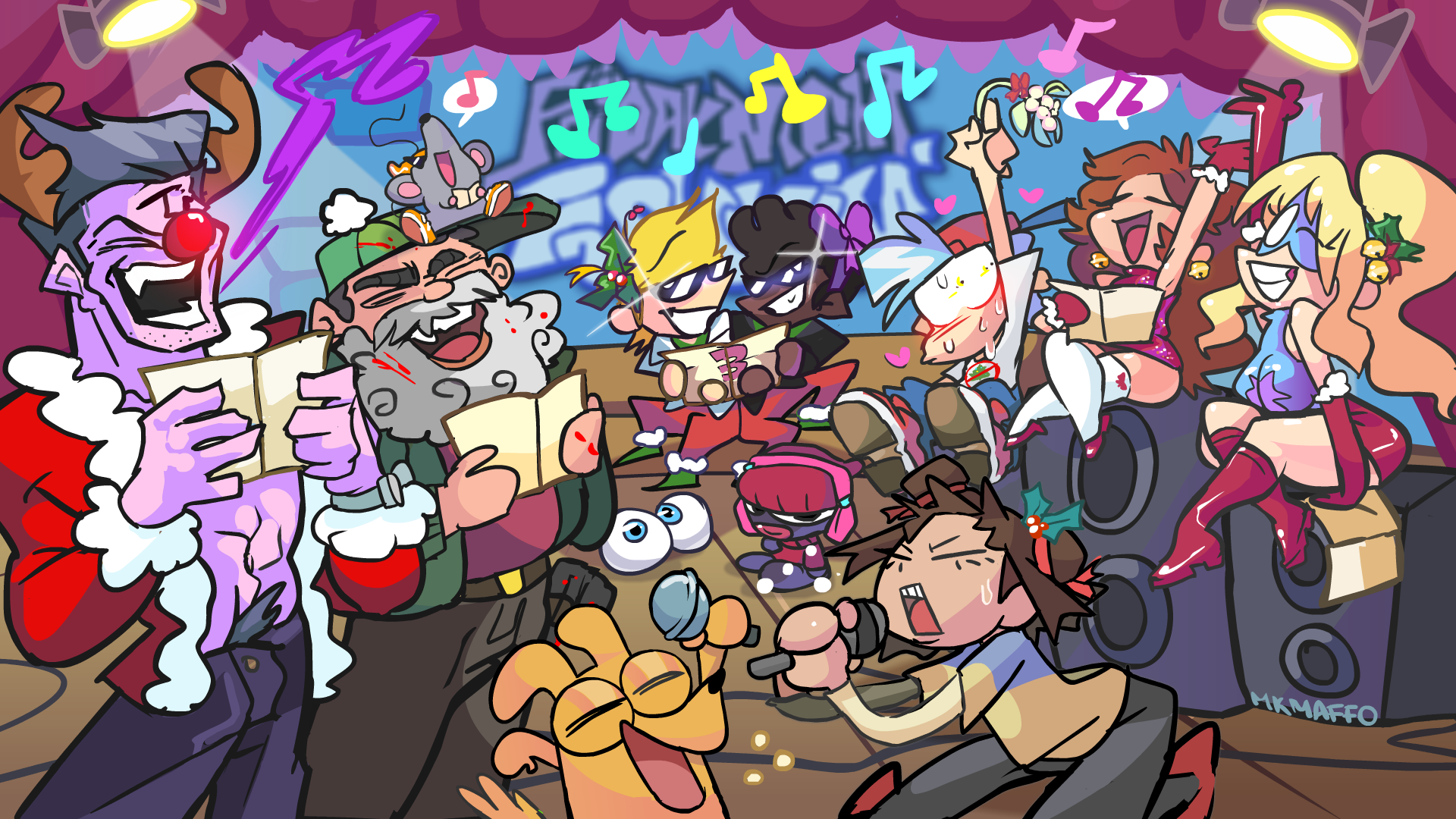 Holy Nights Funkin! by MKMaffo on Newgrounds