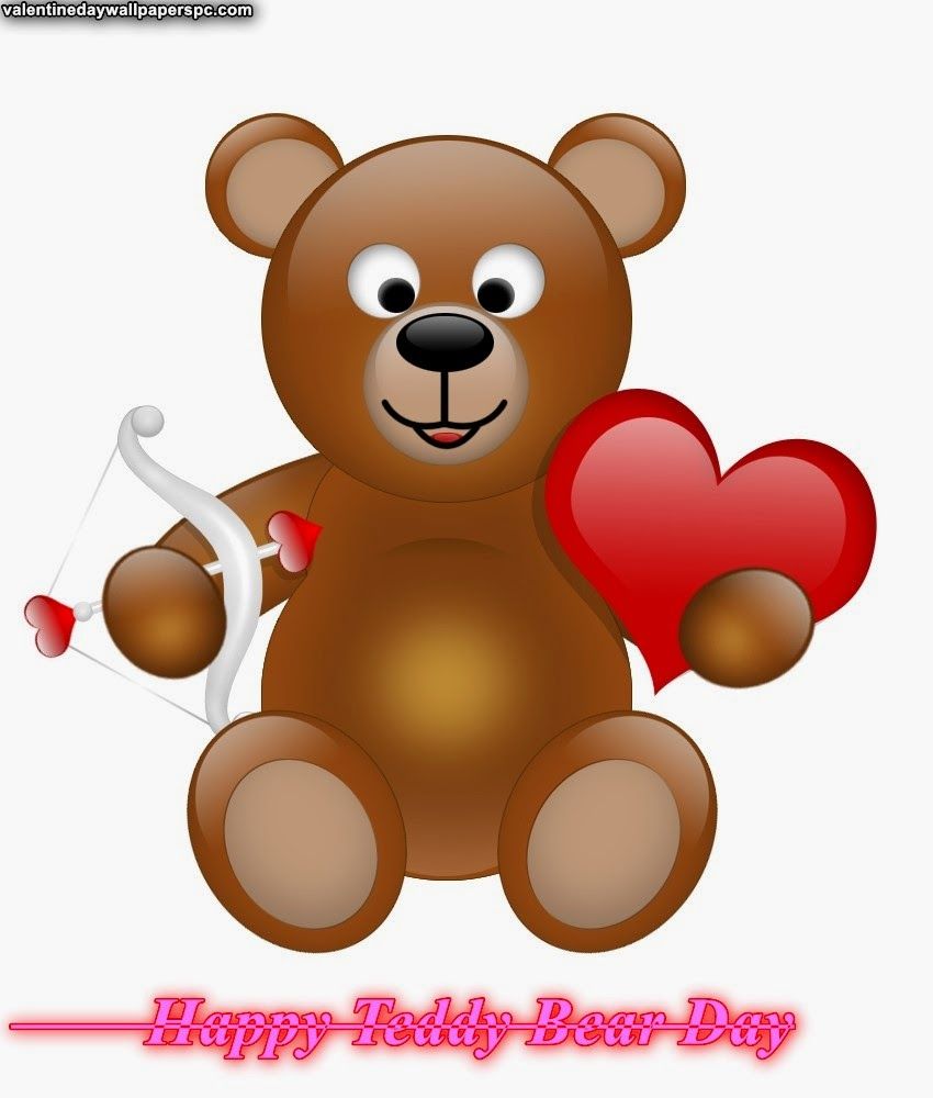 Happy Teddy Bear Day HD Wallpaper 2021. Happy Valentine's Day 2021