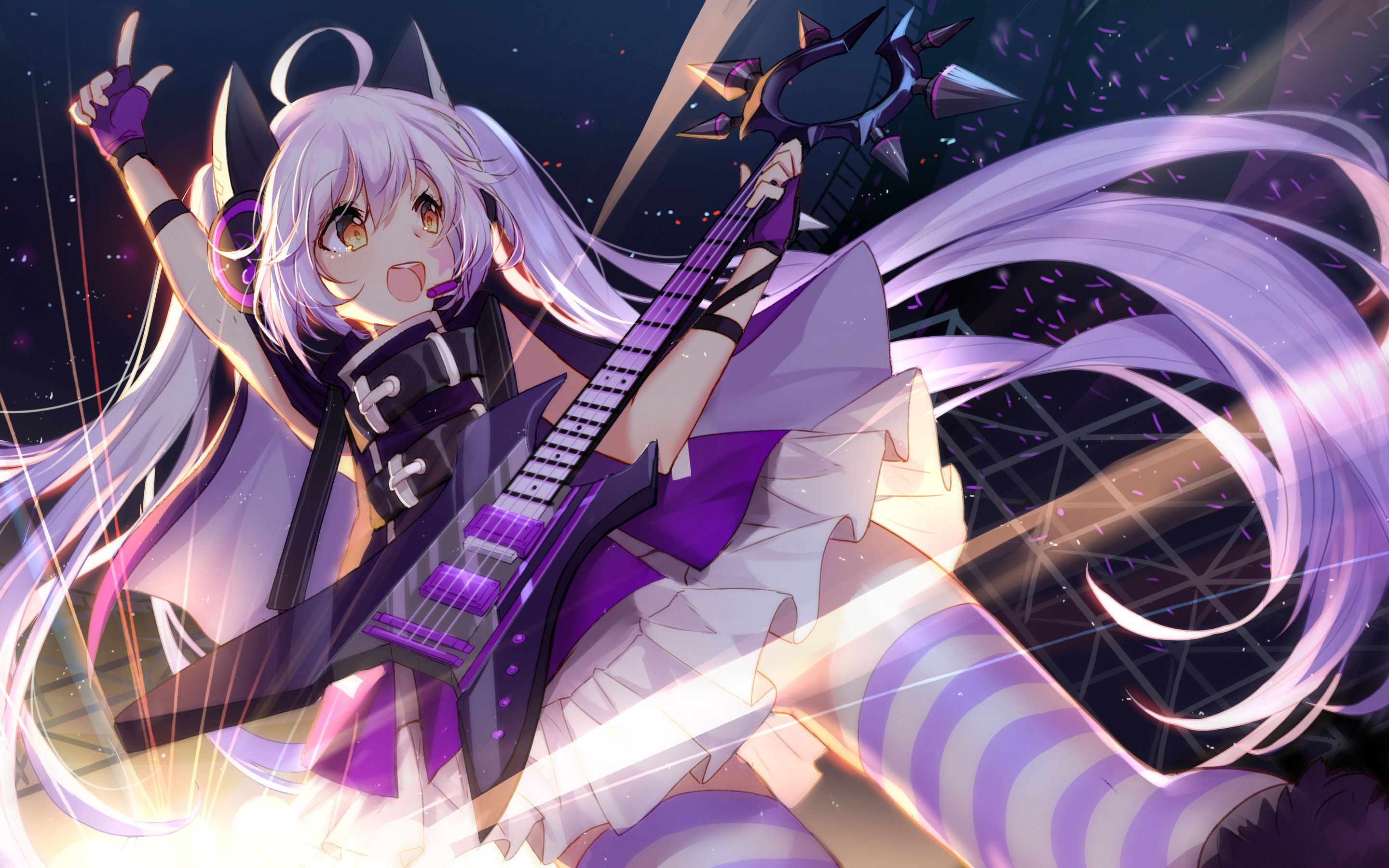 Anime Girl Concert 4k Macbook Pro Retina HD 4k Wallpaper, Image, Background, Photo and Picture