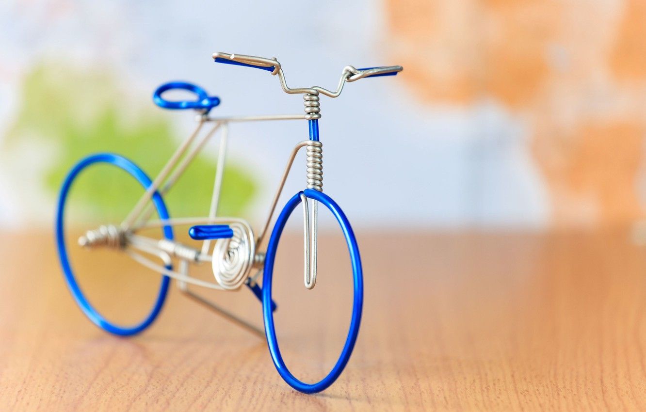 Wallpaper blue, bike, background, Wallpaper, toy, wallpaper, bicycle, different, widescreen, background, frame, full screen, HD wallpaper, widescreen image for desktop, section разное