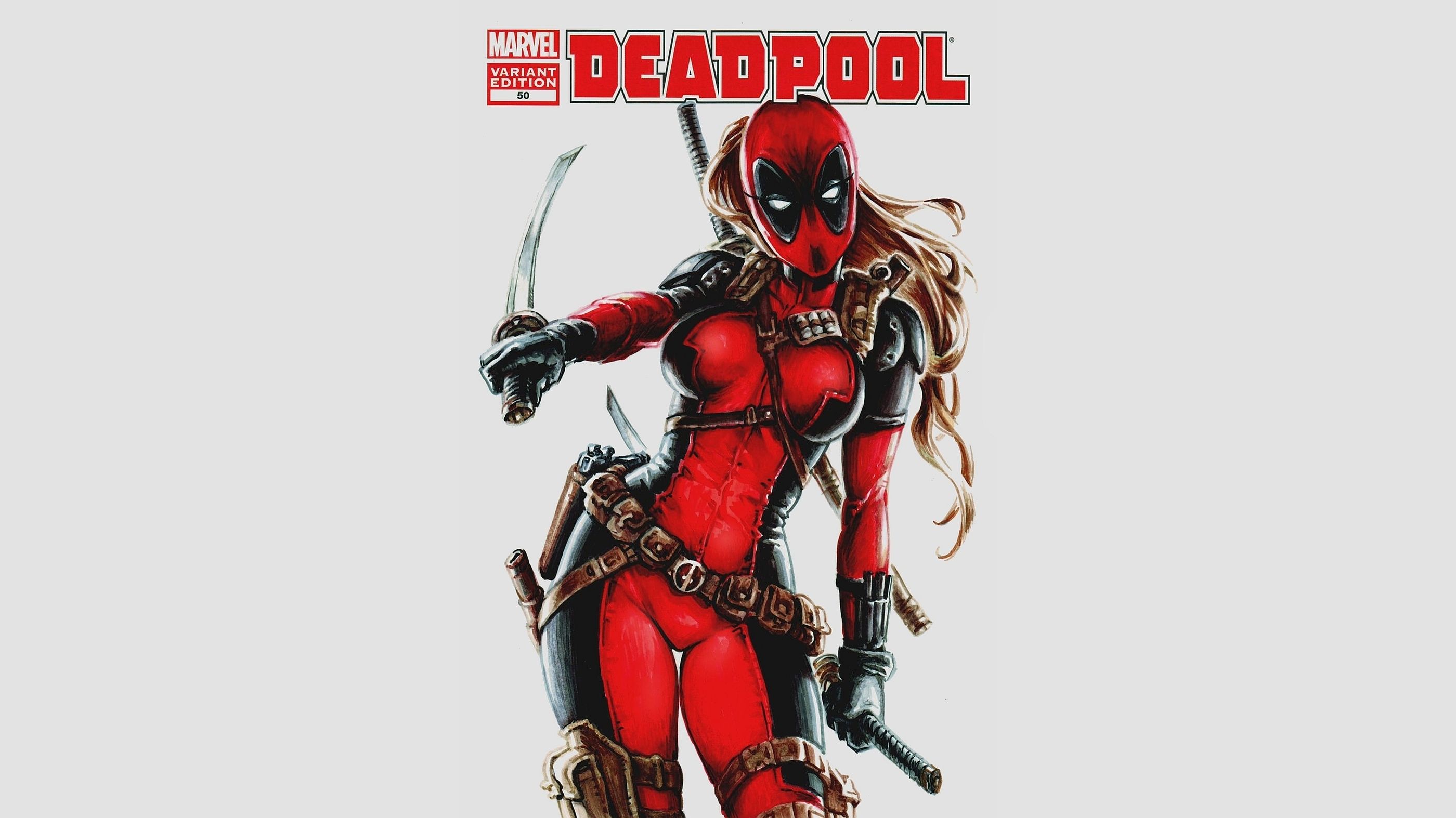 Lady Deadpool Comic HD Wallpaper