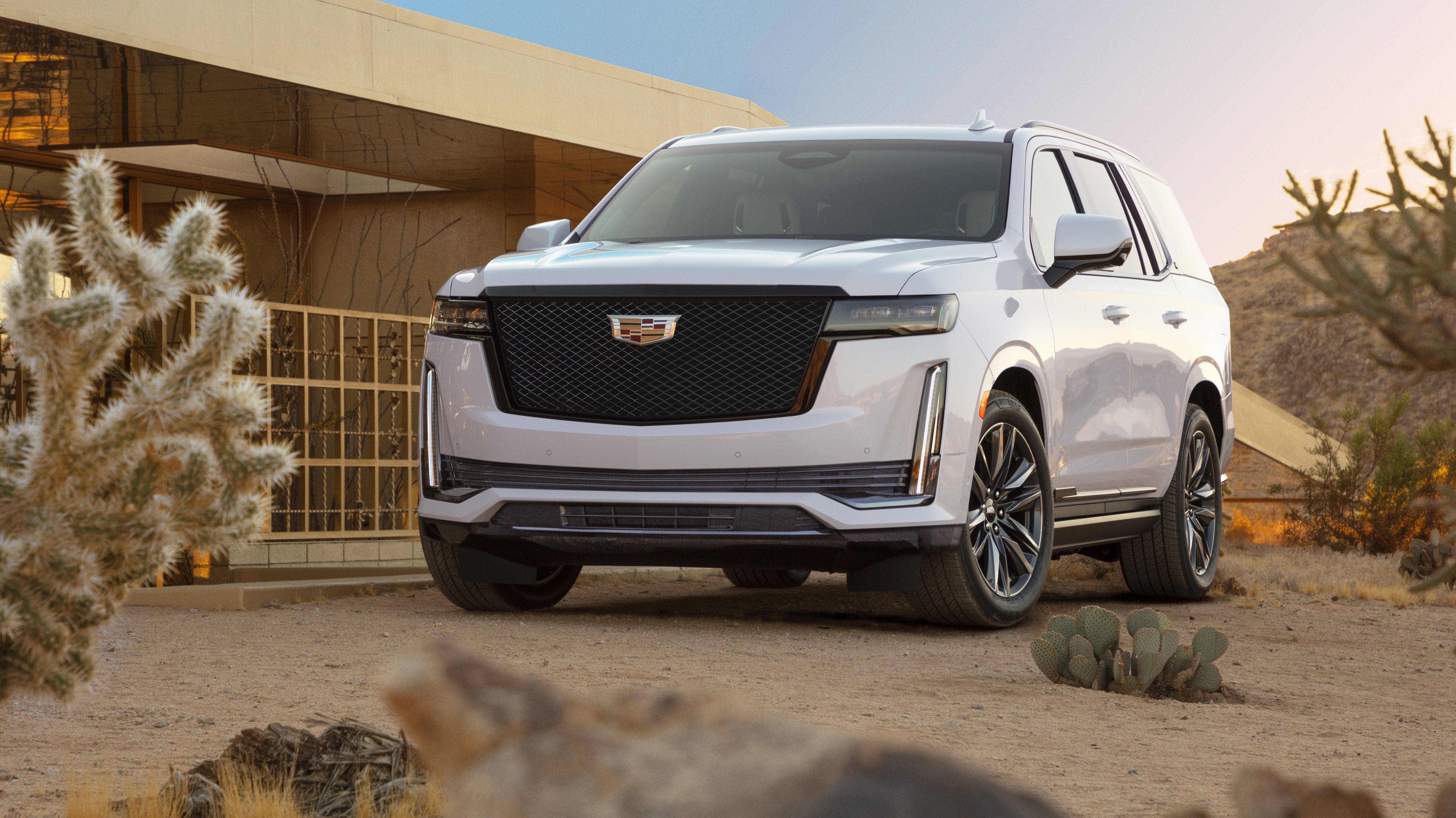 Cadillac Escalade Platinum Sport Interior 5k Wallpaper
