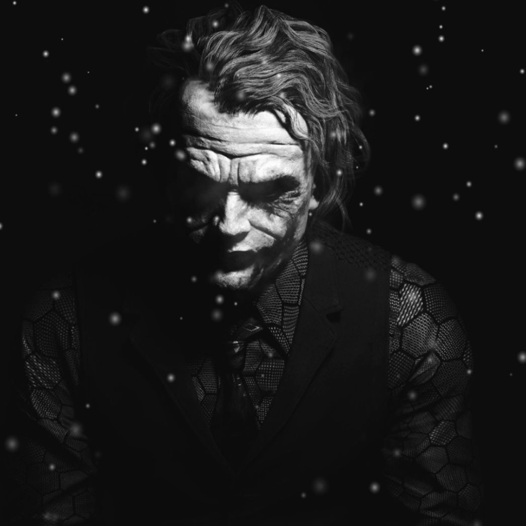 Black and white Joker live wallpaper [DOWNLOAD FREE]