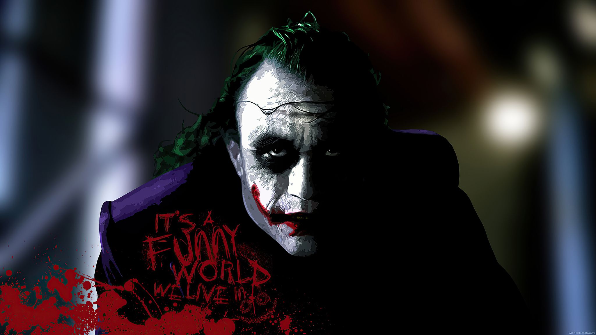 Joker Its Funny World We Live 2048x1152 Resolution HD 4k Wallpaper, Image, Background, Photo and Picture