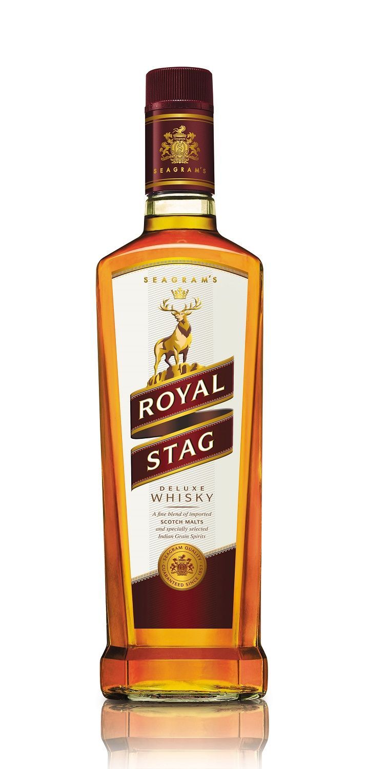 Seagram's #RoyalStag Gets a Modern and Youthful New Look #PernodRicardIndia. Strong drinks, Whisky bottle, Royal