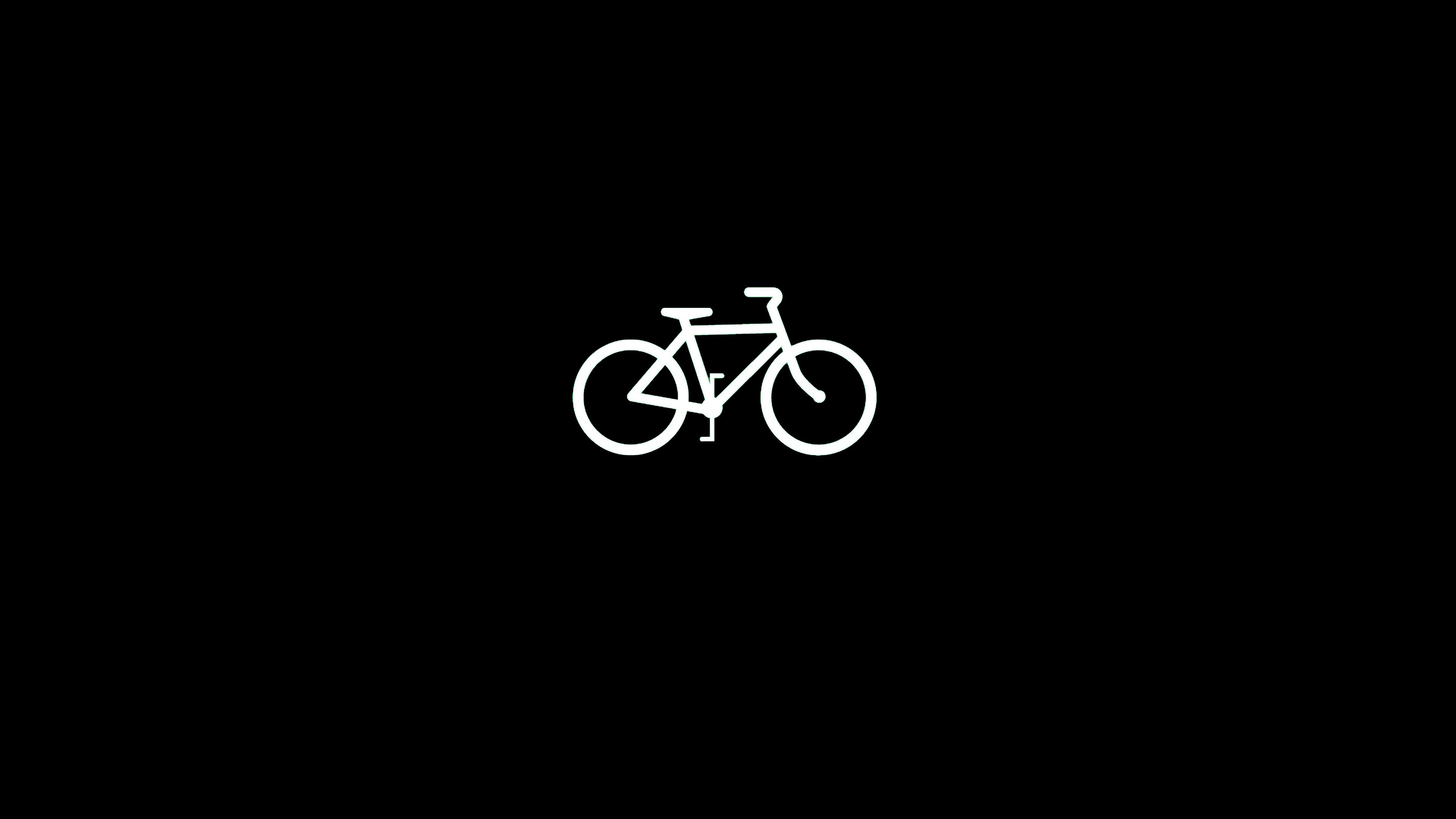 Bicycle Dark Black Minimal 4k, HD Artist, 4k Wallpaper, Image, Background, Photo and Picture