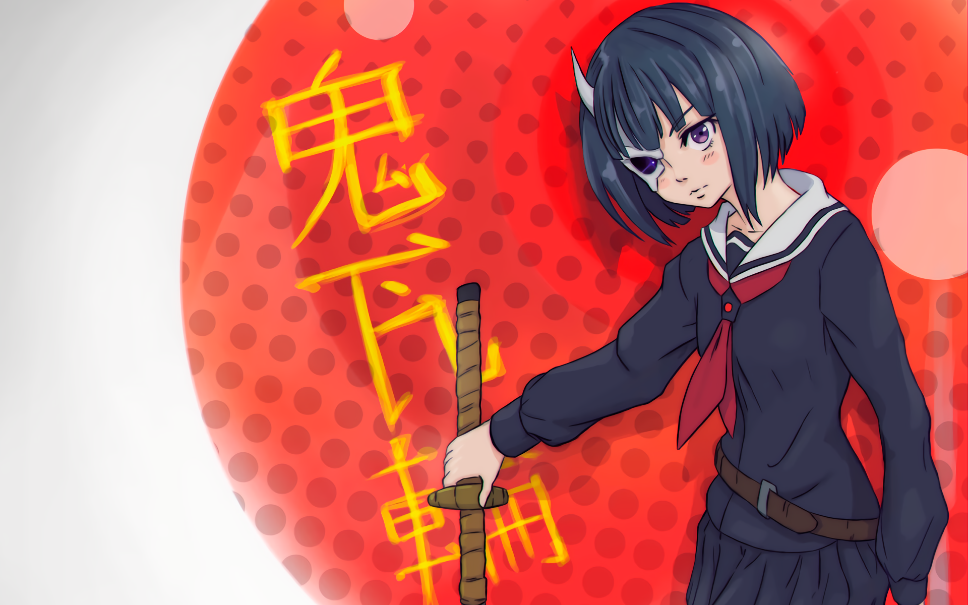 Rin Onigawara Busou Shoujo Machiavellianism Wallpaper:1920x1200