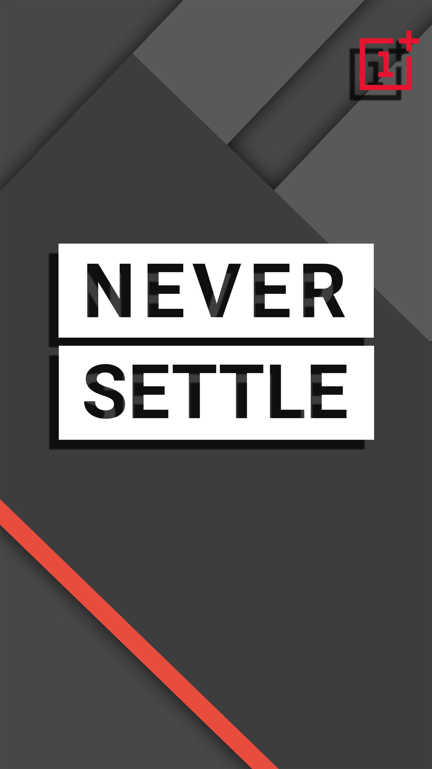 Обои oneplus never settle