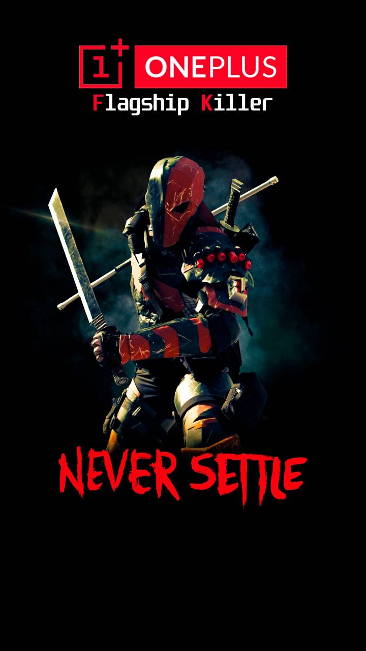 Обои oneplus never settle