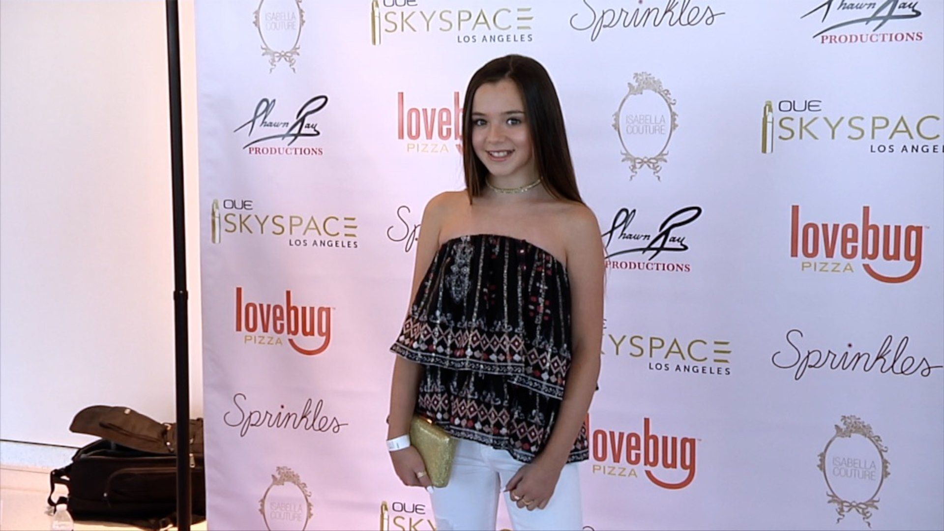 Alexa Nisenson Asia Monet's 12th Birthday Celebration Red Carpet