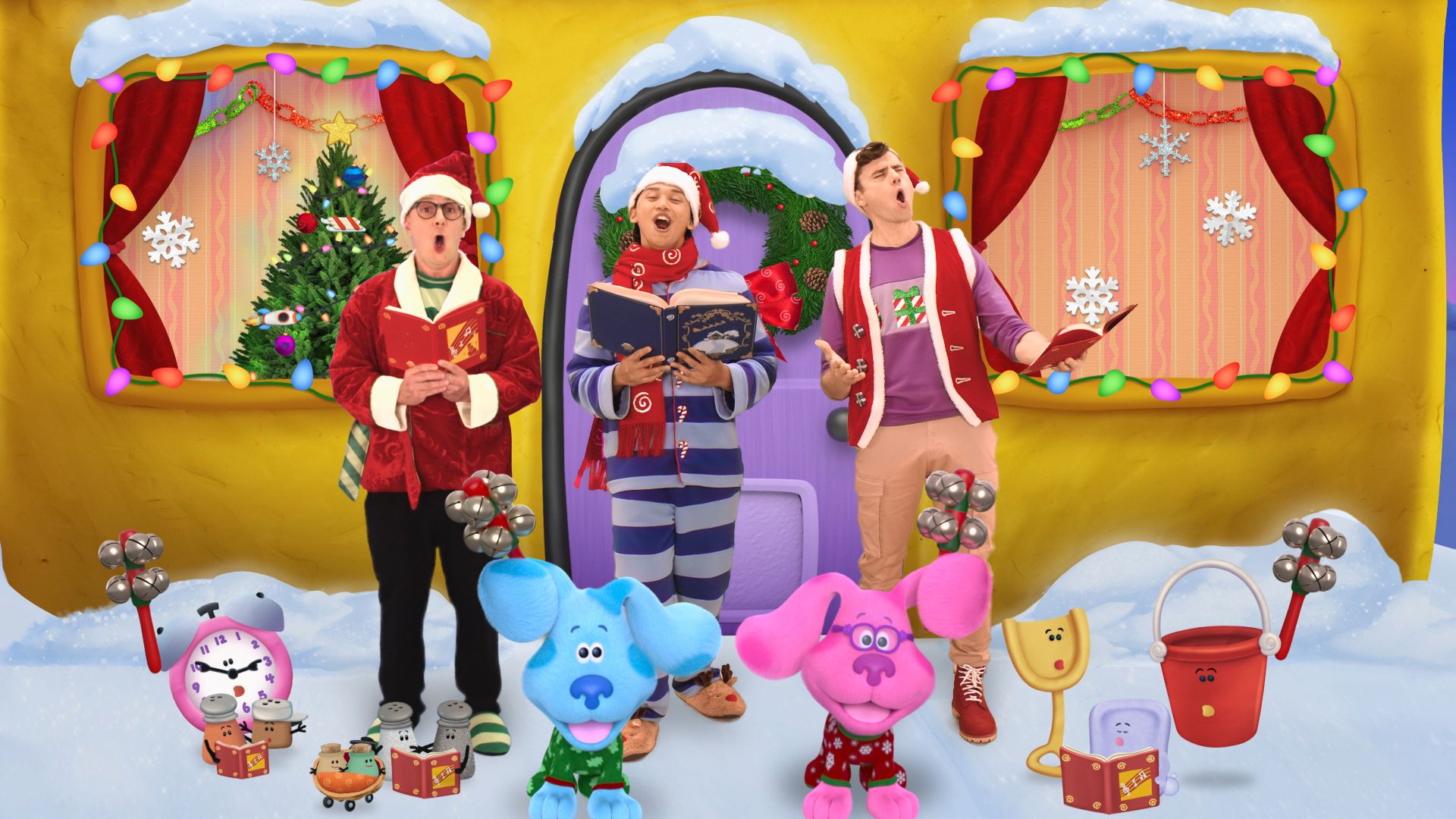 NickALive!: Nickelodeon Celebrates the Festive Season with 'Blue's Clues & You!' Holiday Special; Launches 'Blue's Clues & You! Listen and Play' Alexa Skill