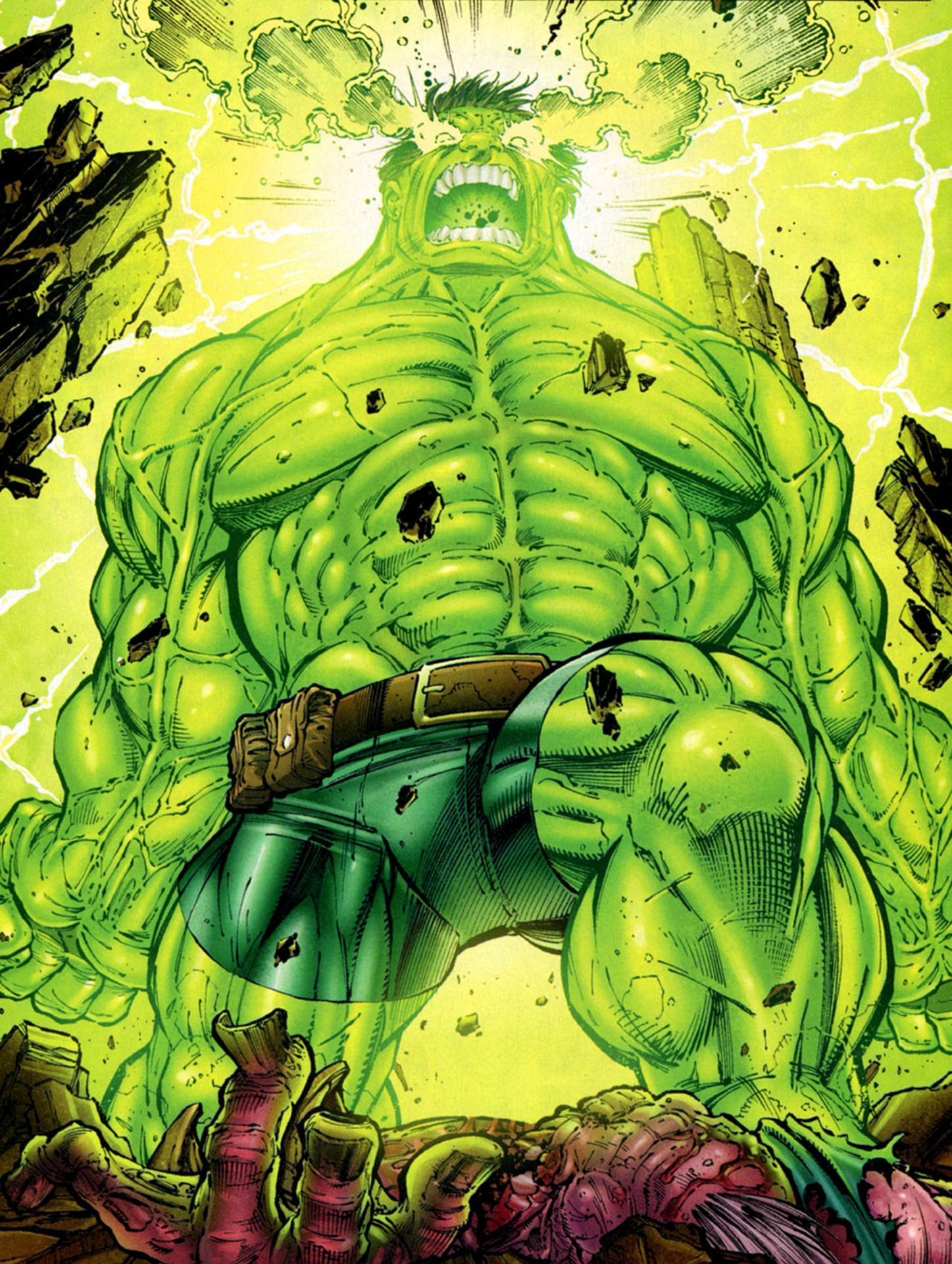 World breaker Hulk es su encarnacion mas poderosa, por lo tanto es su momento de mayor fuerza. Hulk artwork, Hulk comic, Incredible hulk