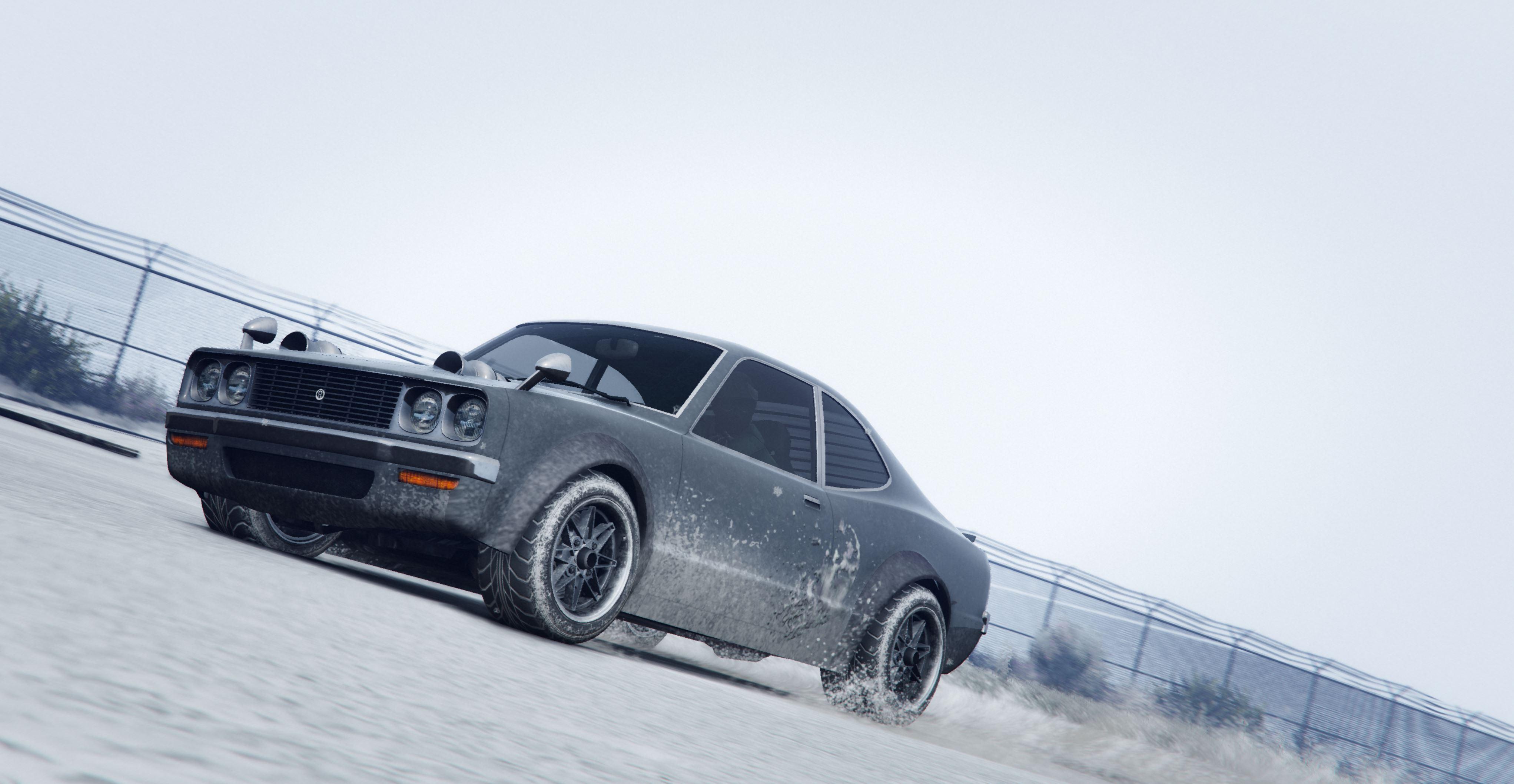 Car In Snow Gta 5 4k 720P HD 4k Wallpaper, Image, Background, Photo and Picture