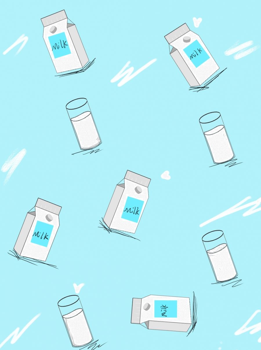 Hand Drawn Milk Wallpaper, Background, Food, Hand Background Image for Free Download