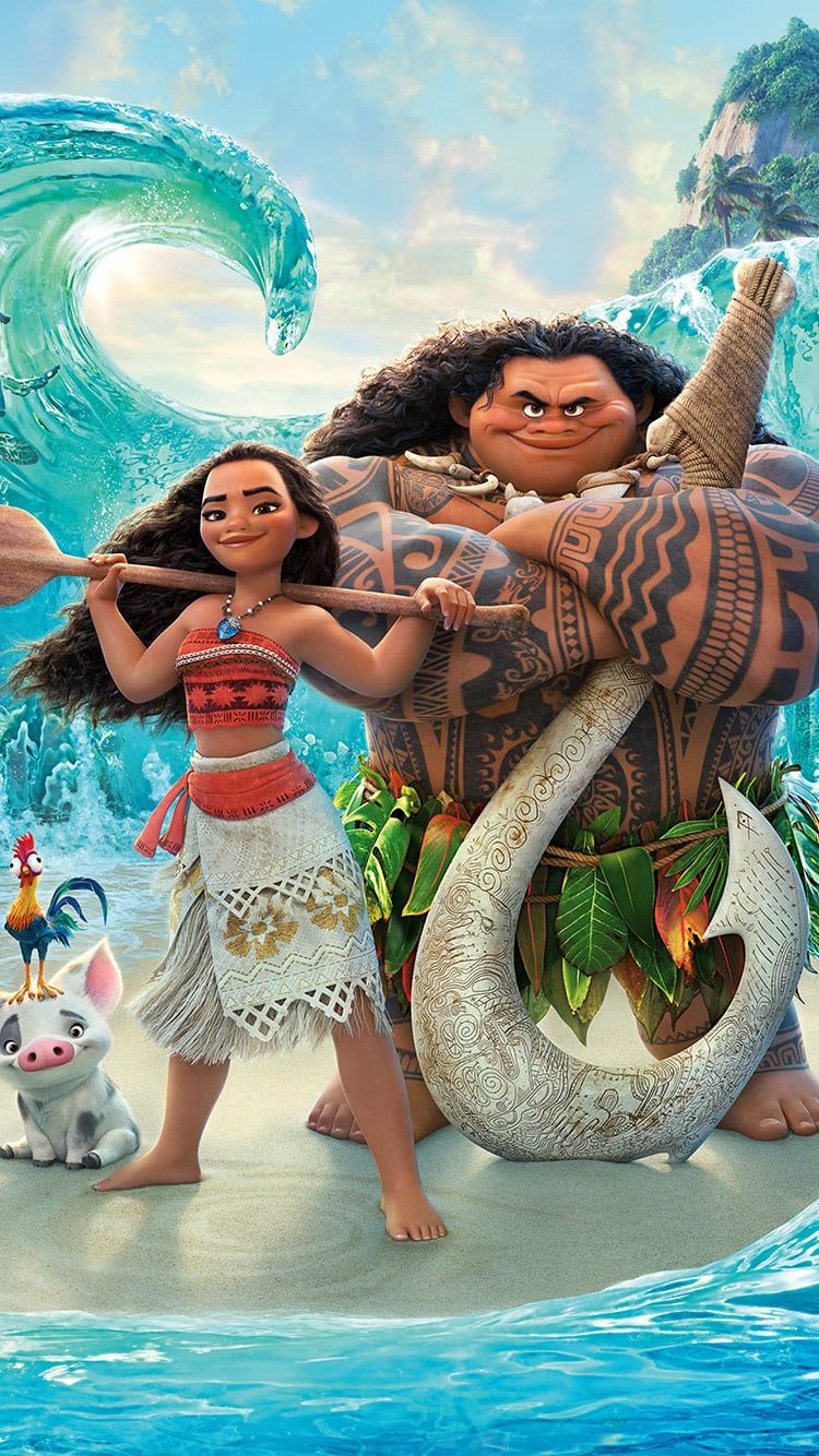 Moana and Maui Wallpaper Magical Disney Wallpaper For Your Phone