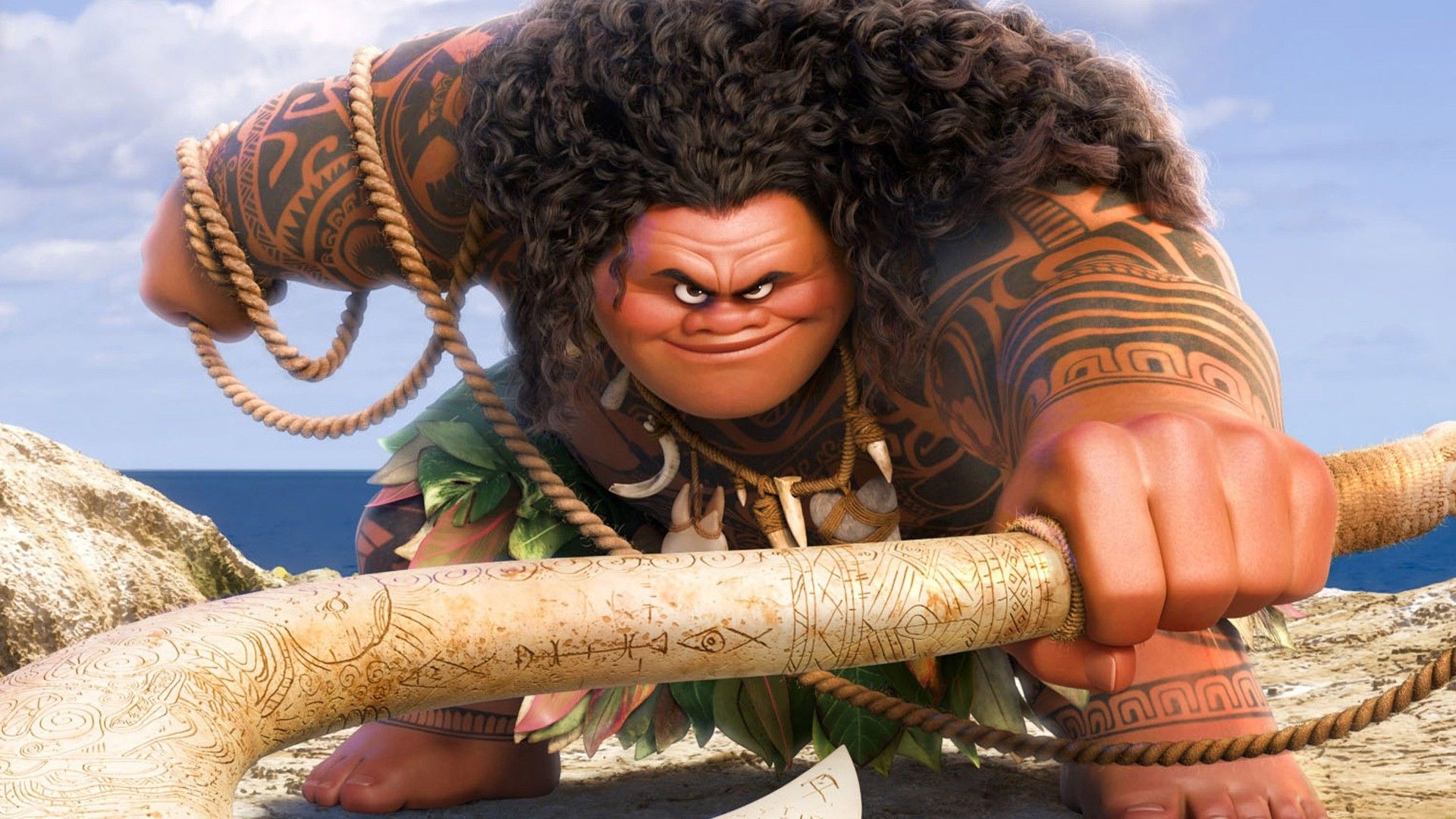 Latest Movie Moana 2016 Wallpaper Background Data Demigod Of The Wind And Sea HD Wallpaper