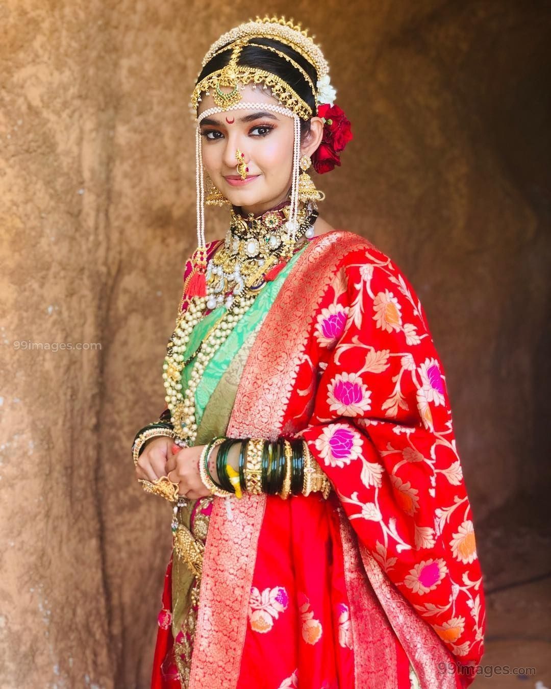 Anushka Sen Hot HD Photo & Wallpaper for mobile (1080p) - #anushkasen #actress #danc. Indian bridal fashion, Couple wedding dress, Indian wedding outfits