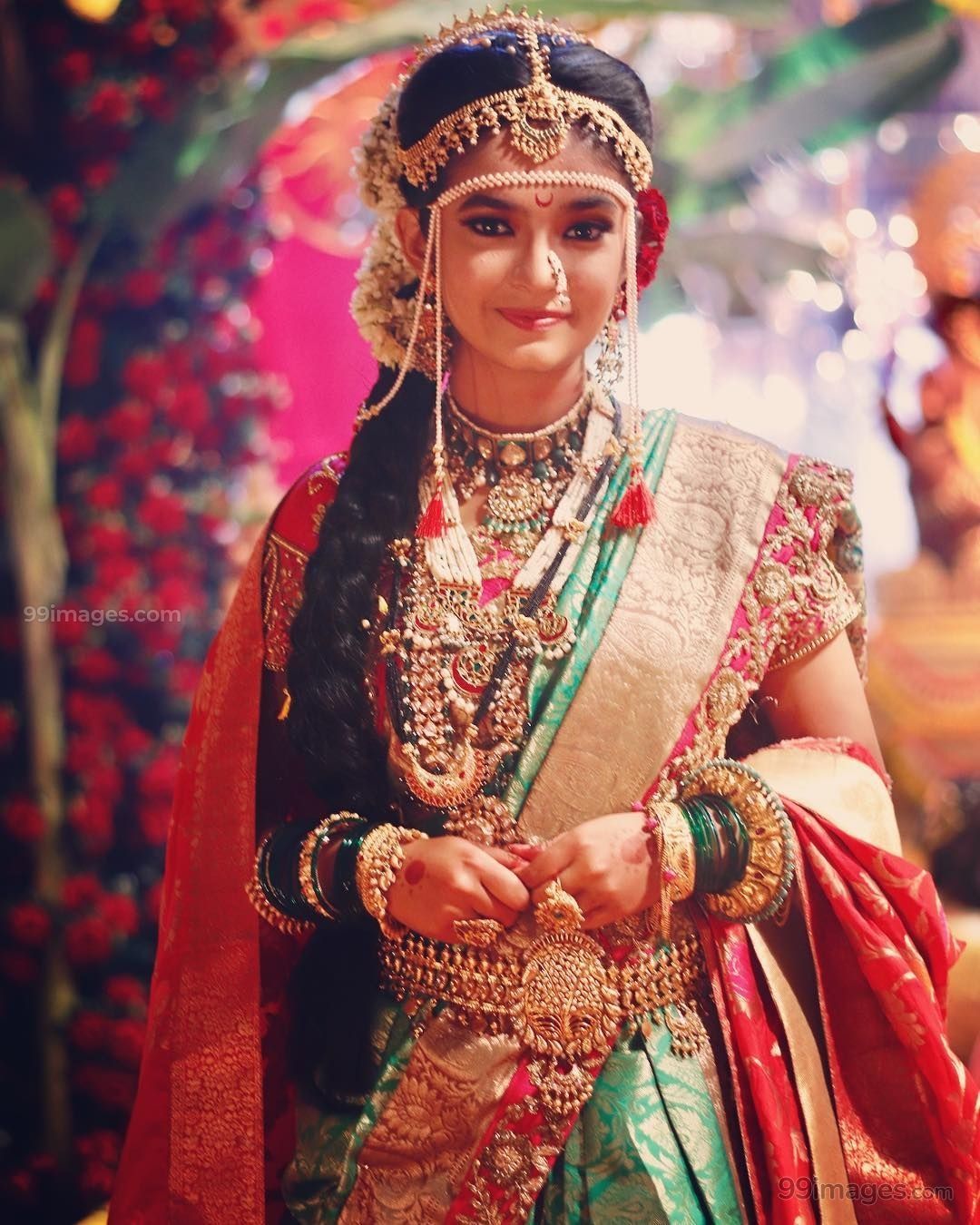 Anushka Sen Hot HD Photo & Wallpaper for mobile (1080p) - #anushkasen #actress #dan. Cute little girl dresses, Indian bridal fashion, Indian bridal dress