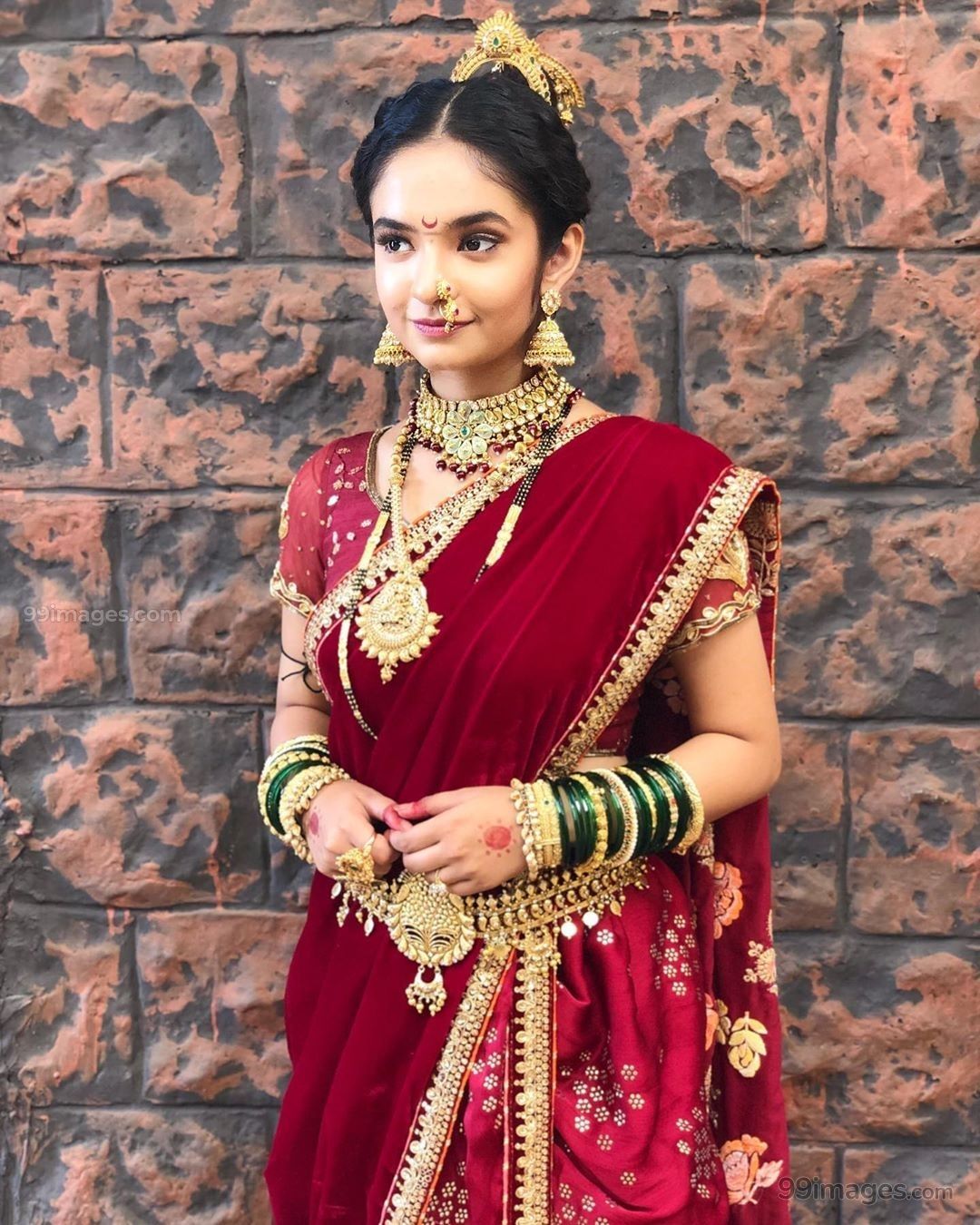 Anushka Sen Hot HD Photo & Wallpaper for mobile (1080p) - #anushkasen #actres. Wedding outfits for women, Indian bridal fashion, Cute little girl dresses