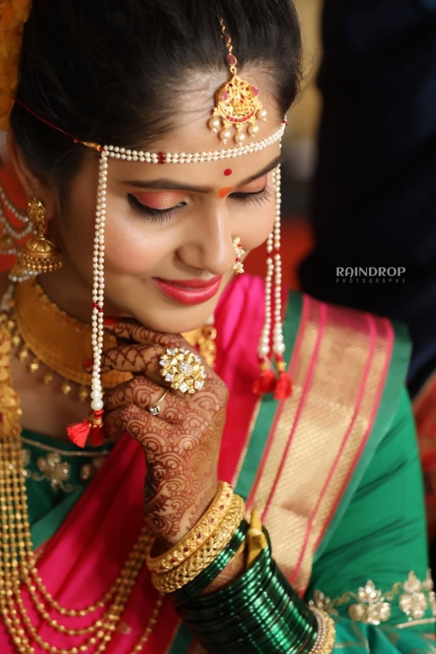 Bride, Marathi bride, maharashtrian bride, Indian bride, navri, jewellery, marathi jewellery, maharashtrian jew. Indian bride, Indian bridal, Beautiful indian actress