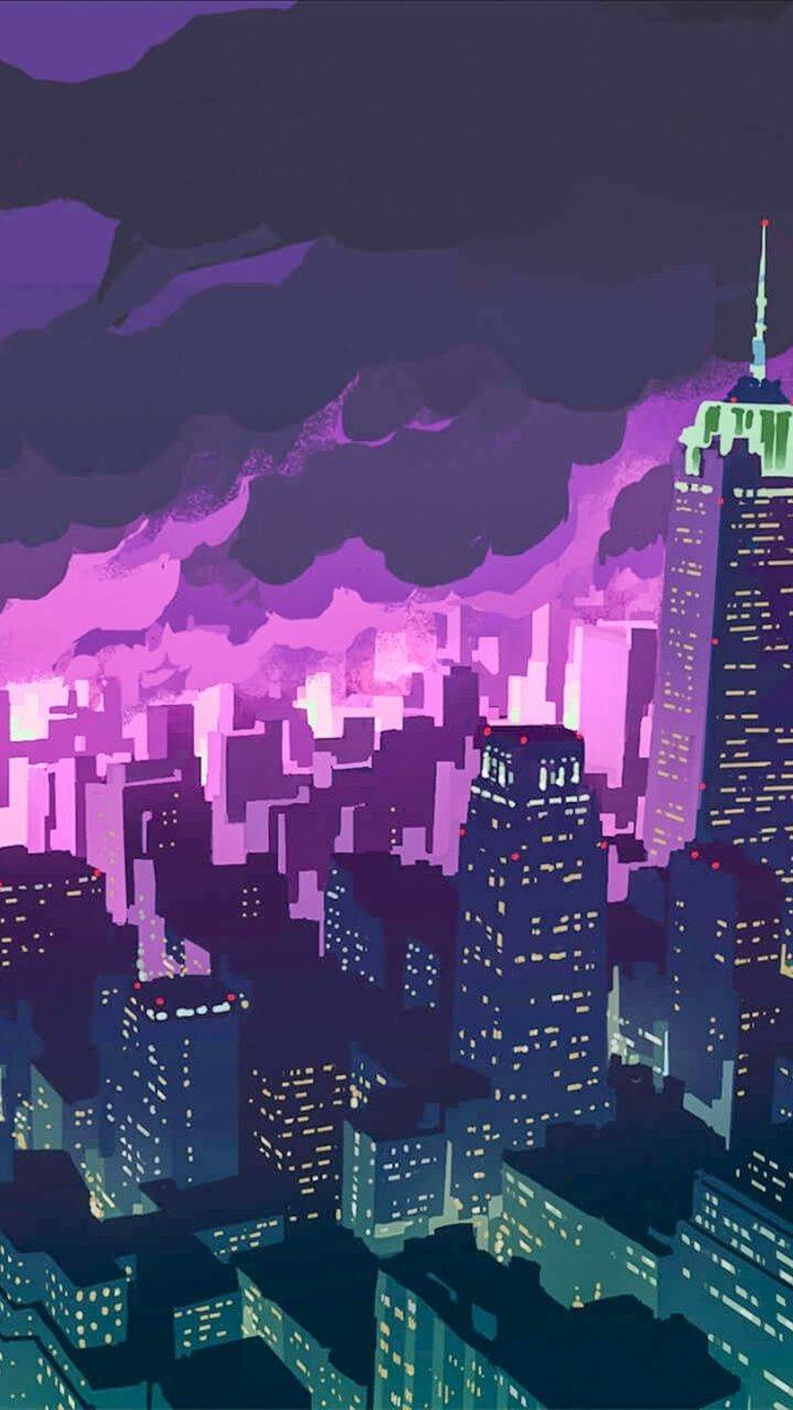 Pixel City wallpaper