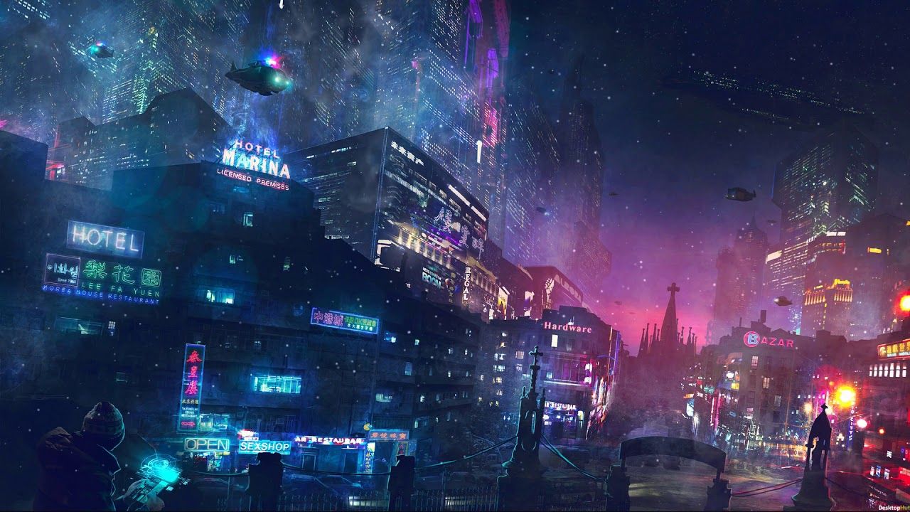 Cyberpunk City Live Wallpaper