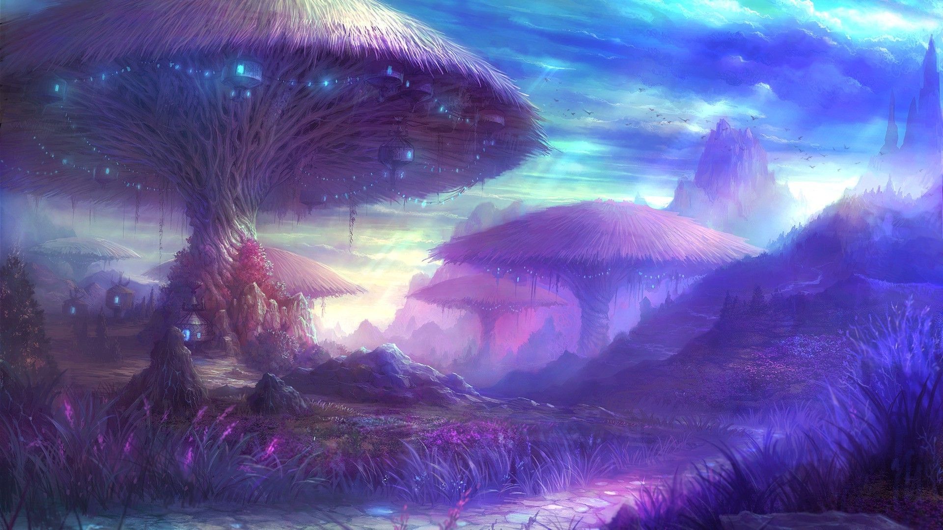 fantasy Art, Magic Mushrooms, Aion, Aion Online Wallpaper HD / Desktop and Mobile Background