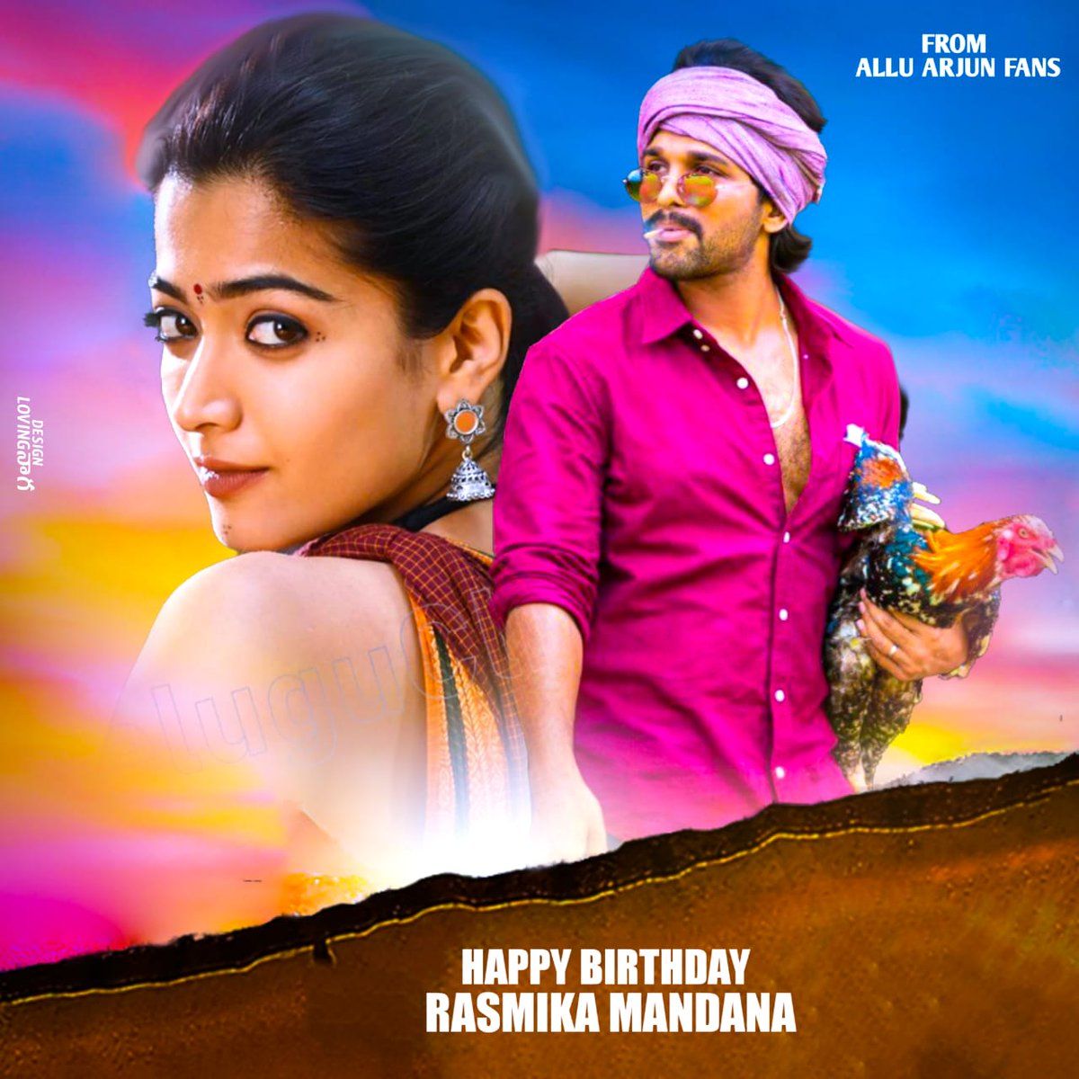 Allu Arjun And Rashmika Wallpapers - Wallpaper Cave