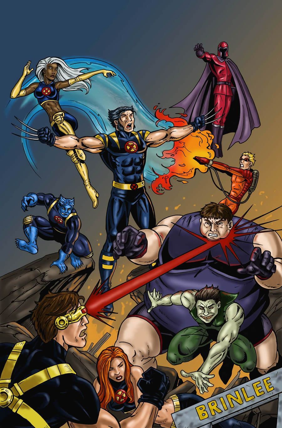 X Men Vs. Brotherhood Of Evil Mutants #Marvel. X Men, Comic Villains, Thor Film