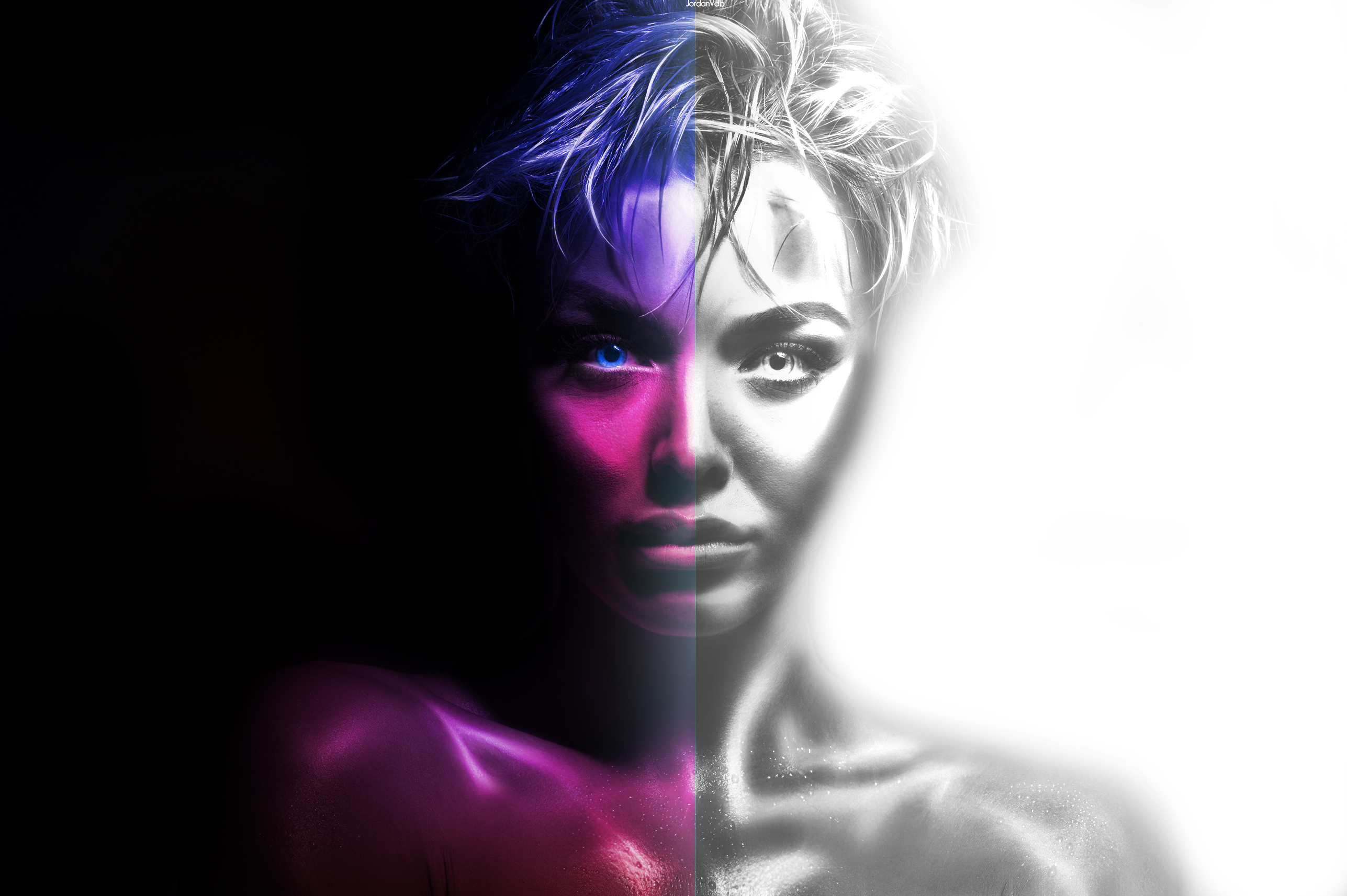 People Women Color Correction White Rosie Robinson Wallpaper:2574x1713