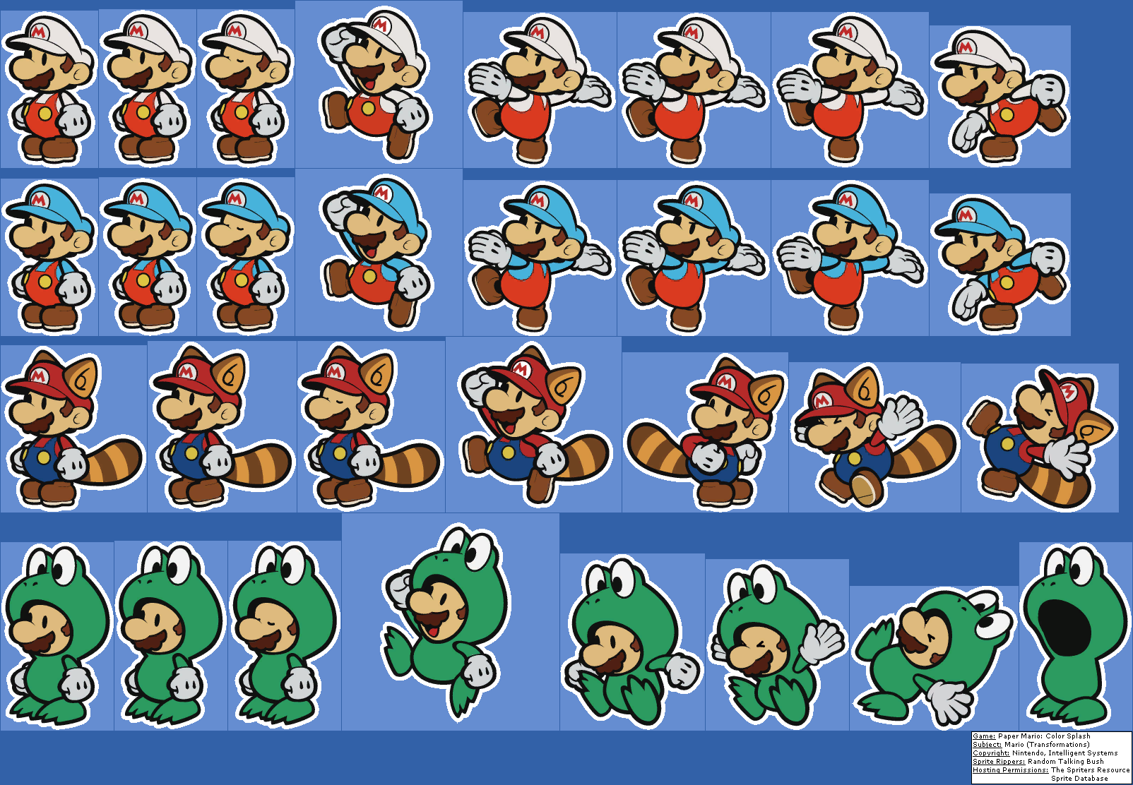 Mario (Transformations). Paper mario color splash, Color splash, Paper mario