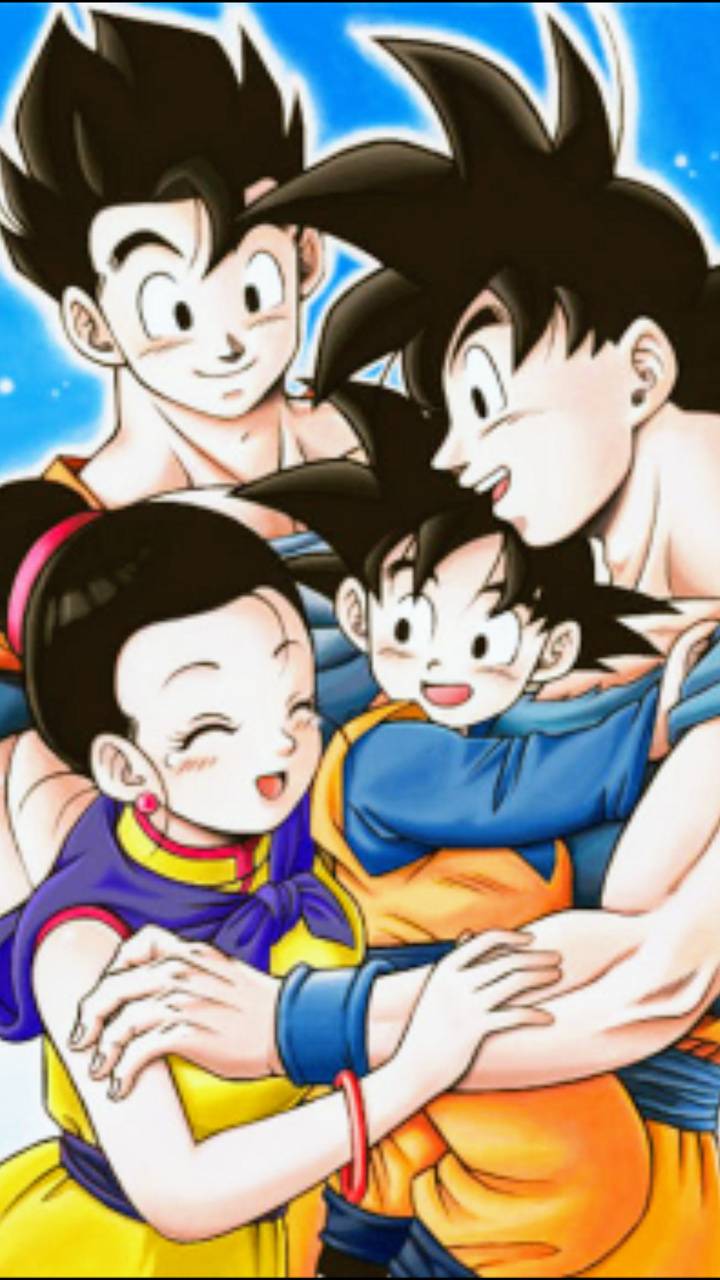 Goku and Family wallpaper