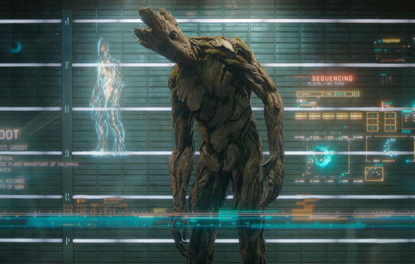 Wallpaper marvel, marvel, Guardian of the galaxy, guardians of the galaxy, Groot, groot image for desktop, section фильмы