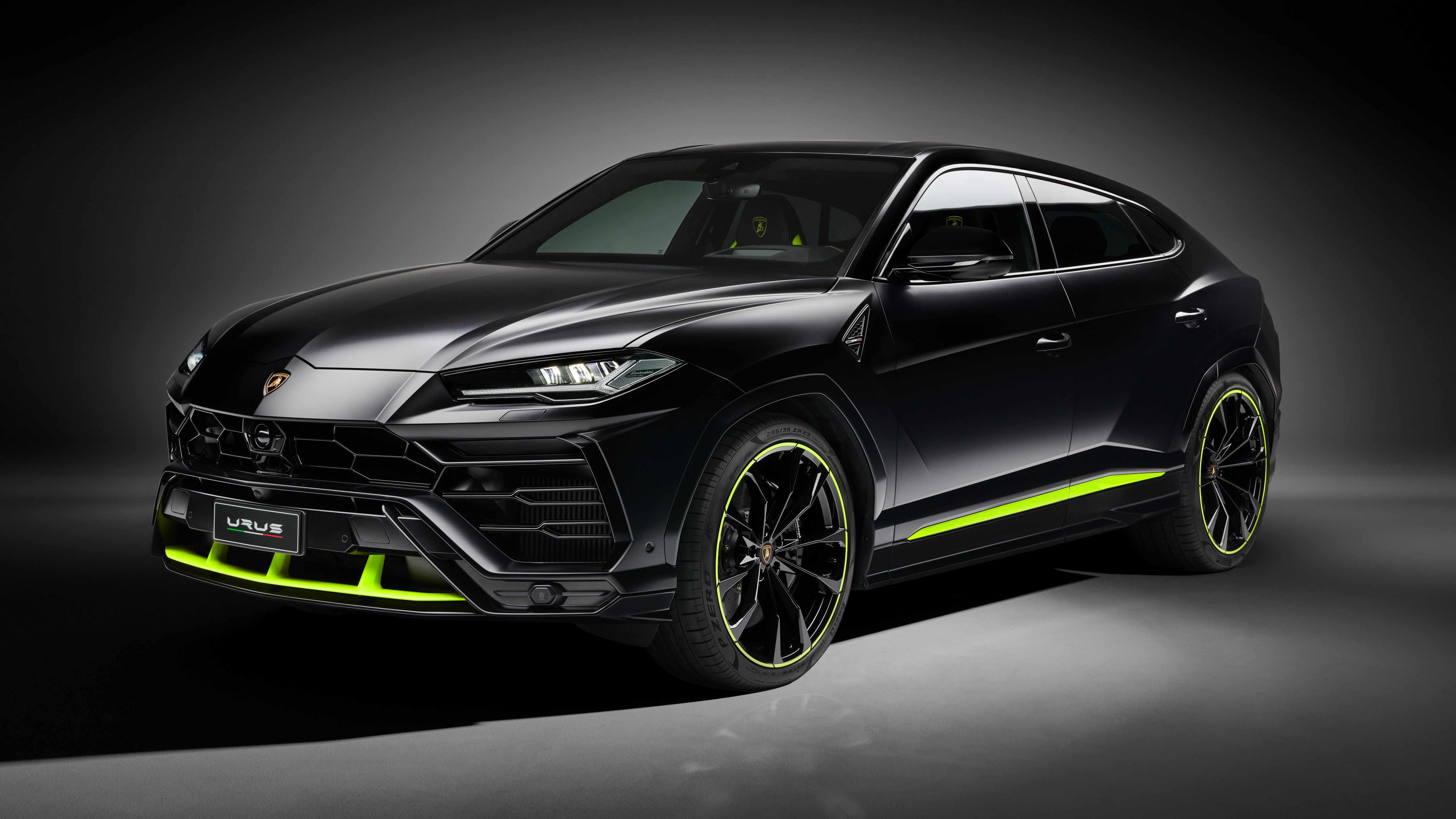 Lamborghini Urus Graphite Capsule 4K Wallpaper, 2021, Dark background, Black cars, 5K, 8K, Cars