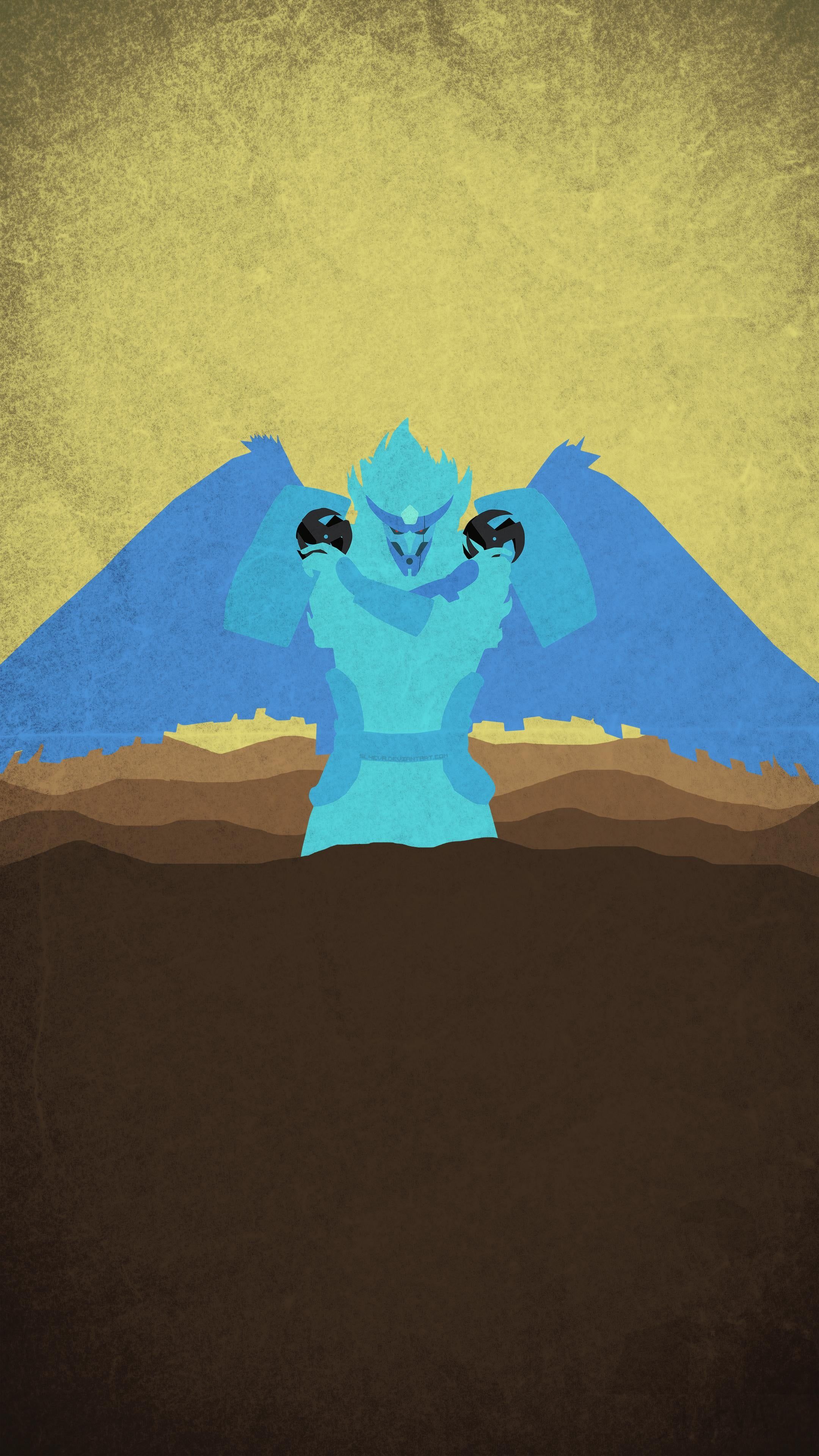 Kakashi's Susanoo Minimal Mobile Wallpaper