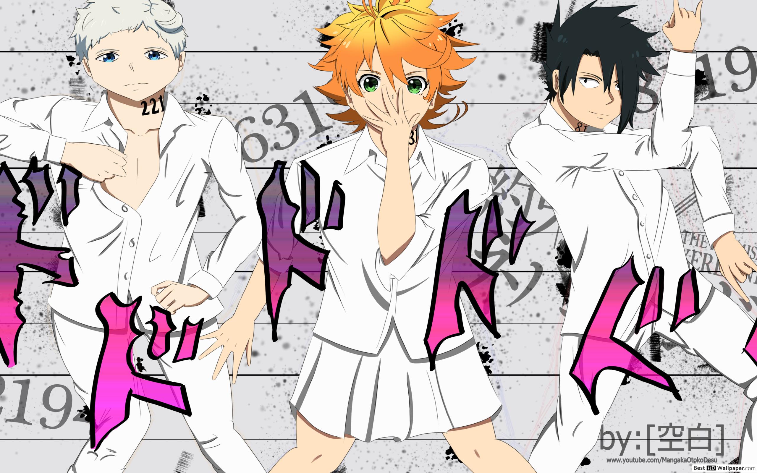 The Promised Neverland, Emma & Ray HD wallpaper download