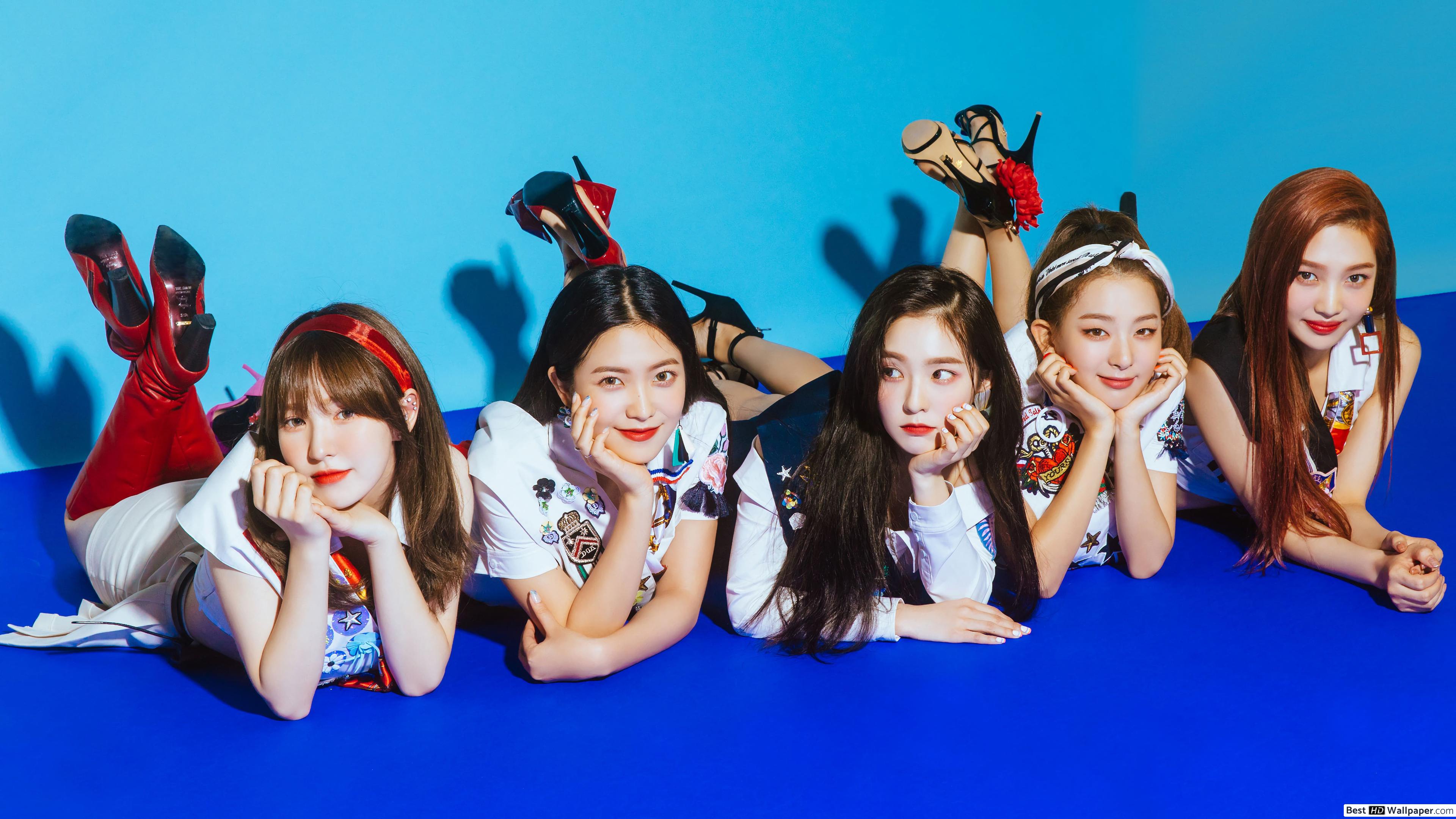 K Pop Band 'Red Velvet' Members In 'Power Up' MV HD Wallpaper Download