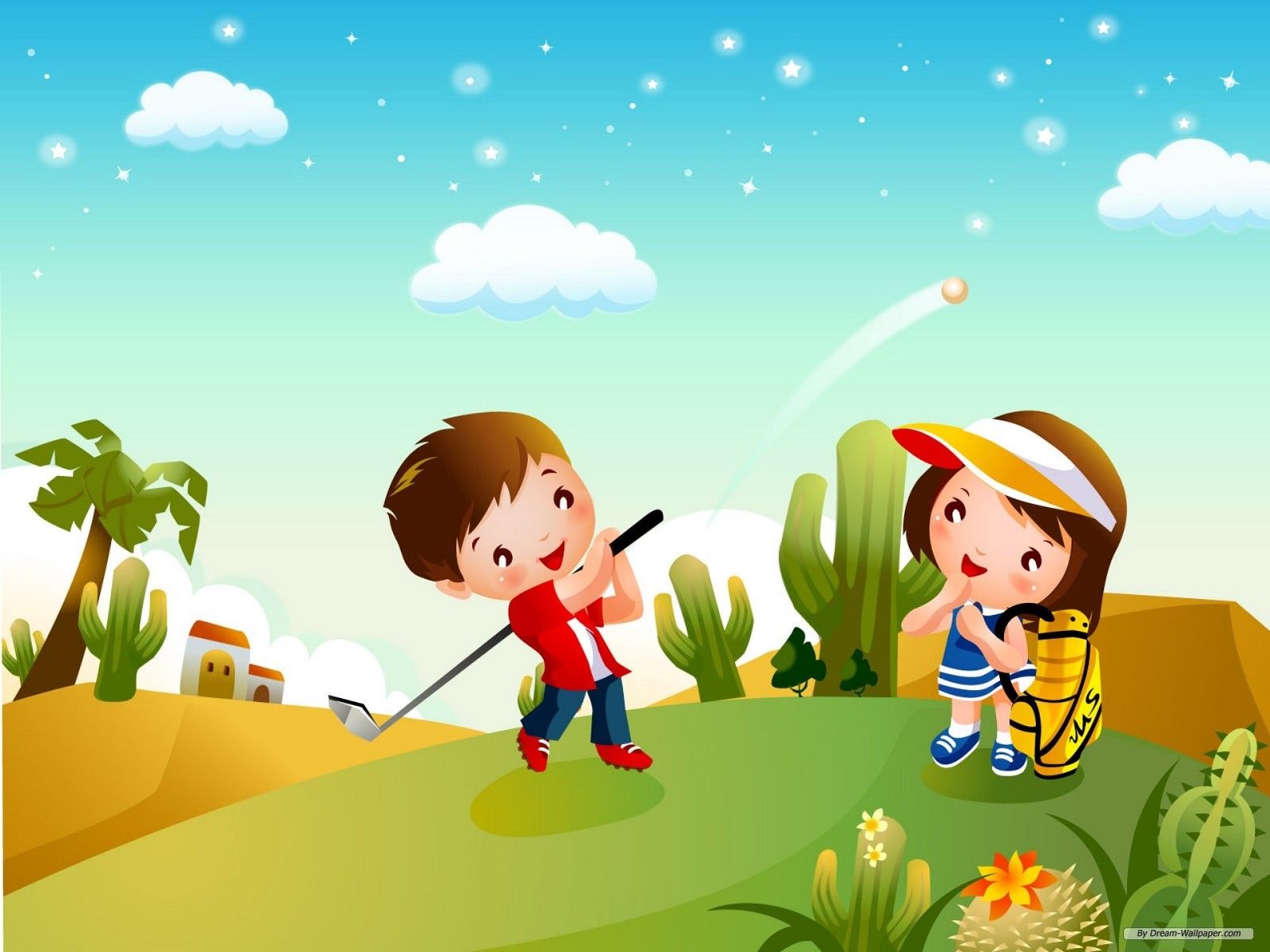 children games. Free Cartoon wallpaper Games 1 wallpaper. Fairy tale illustration, Cartoon wallpaper, Fairy tales