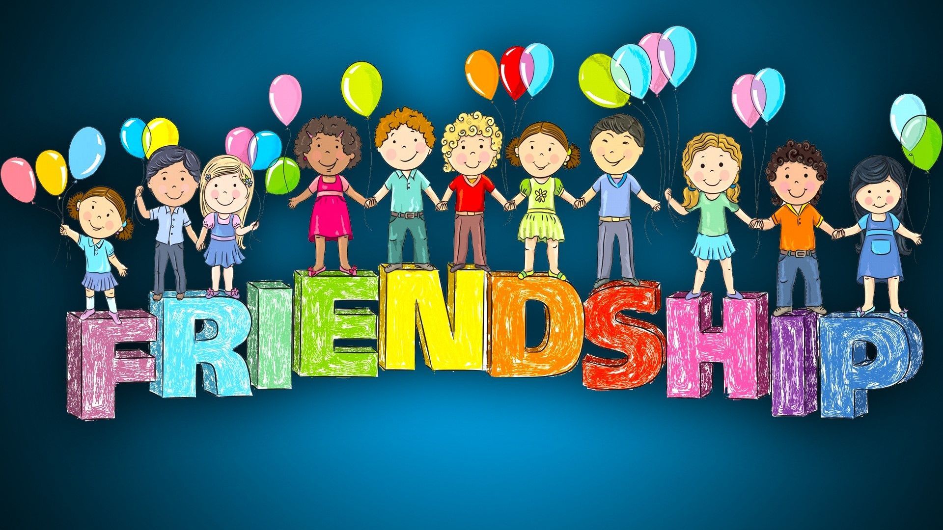 Friendship Text HD Wallpaper