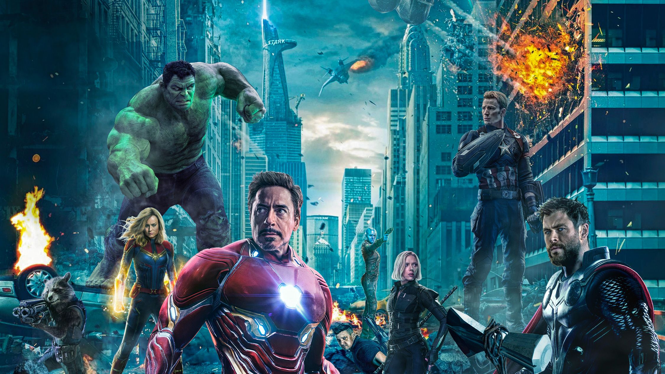 Avengers 4 Battle At New York Chromebook Pixel HD 4k Wallpaper, Image, Background, Photo and Picture