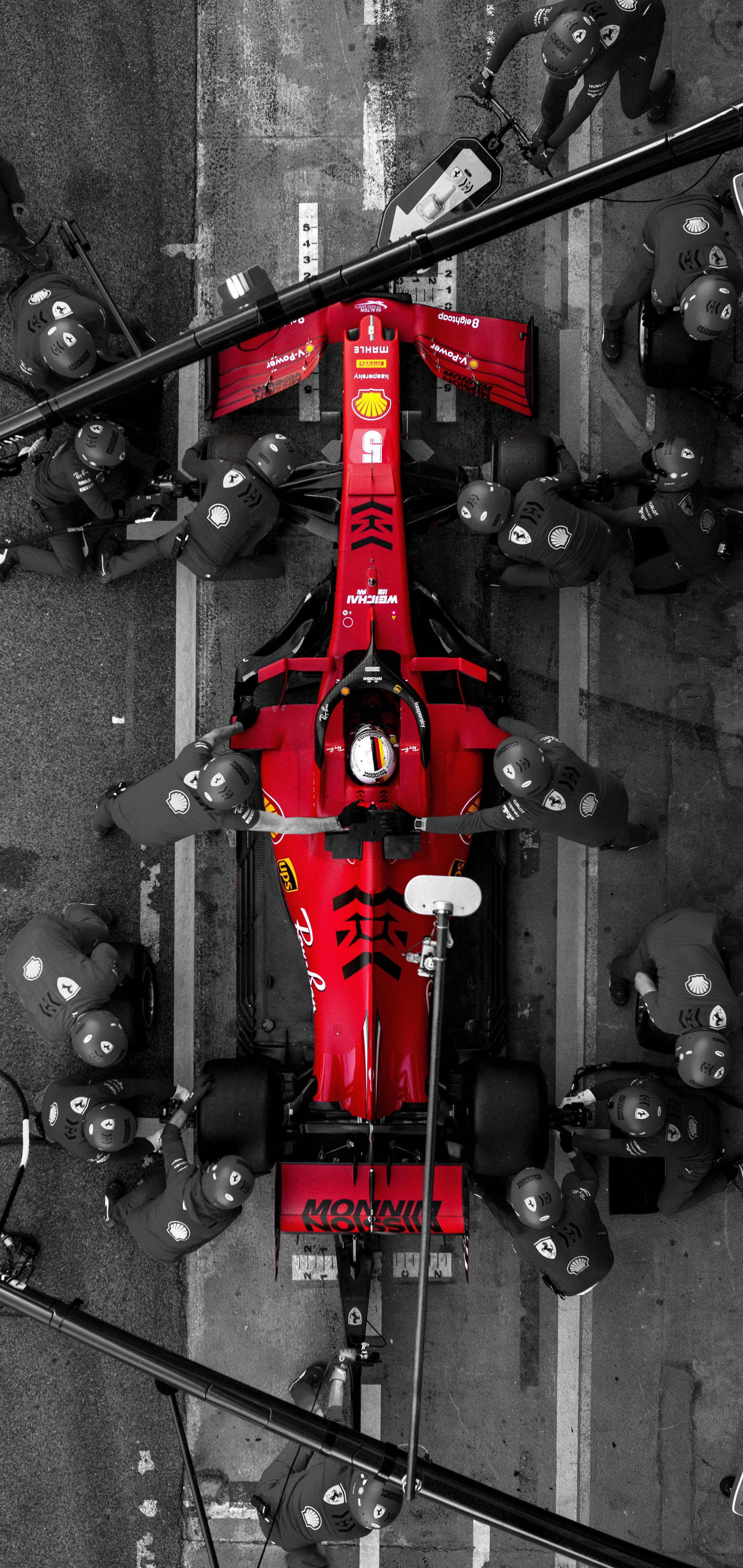 SF1000 in the pits [mobile wallpaper]