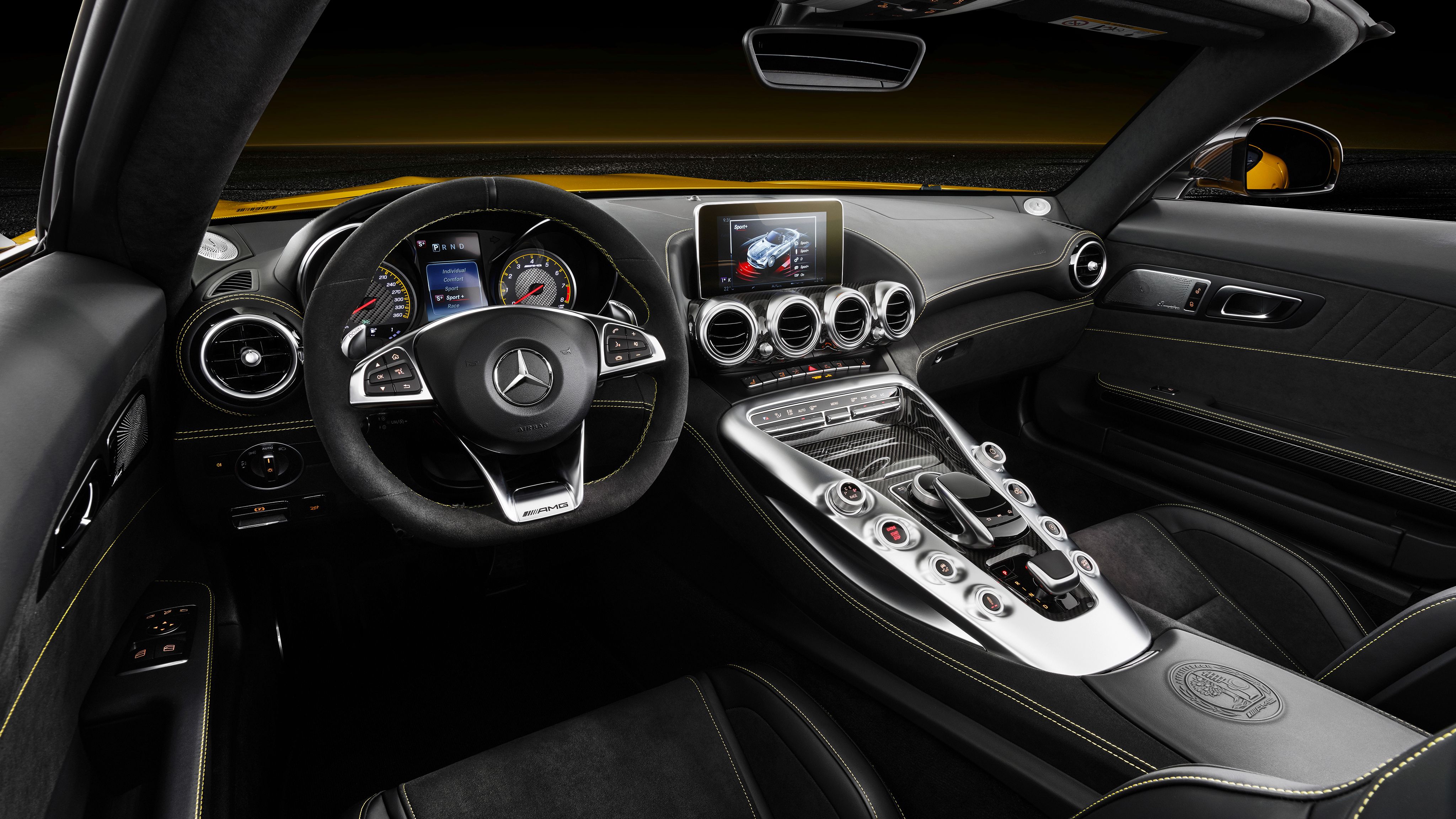 Mercedes AMG GT S Roadster 4K Interior Wallpaper. HD Car Wallpaper